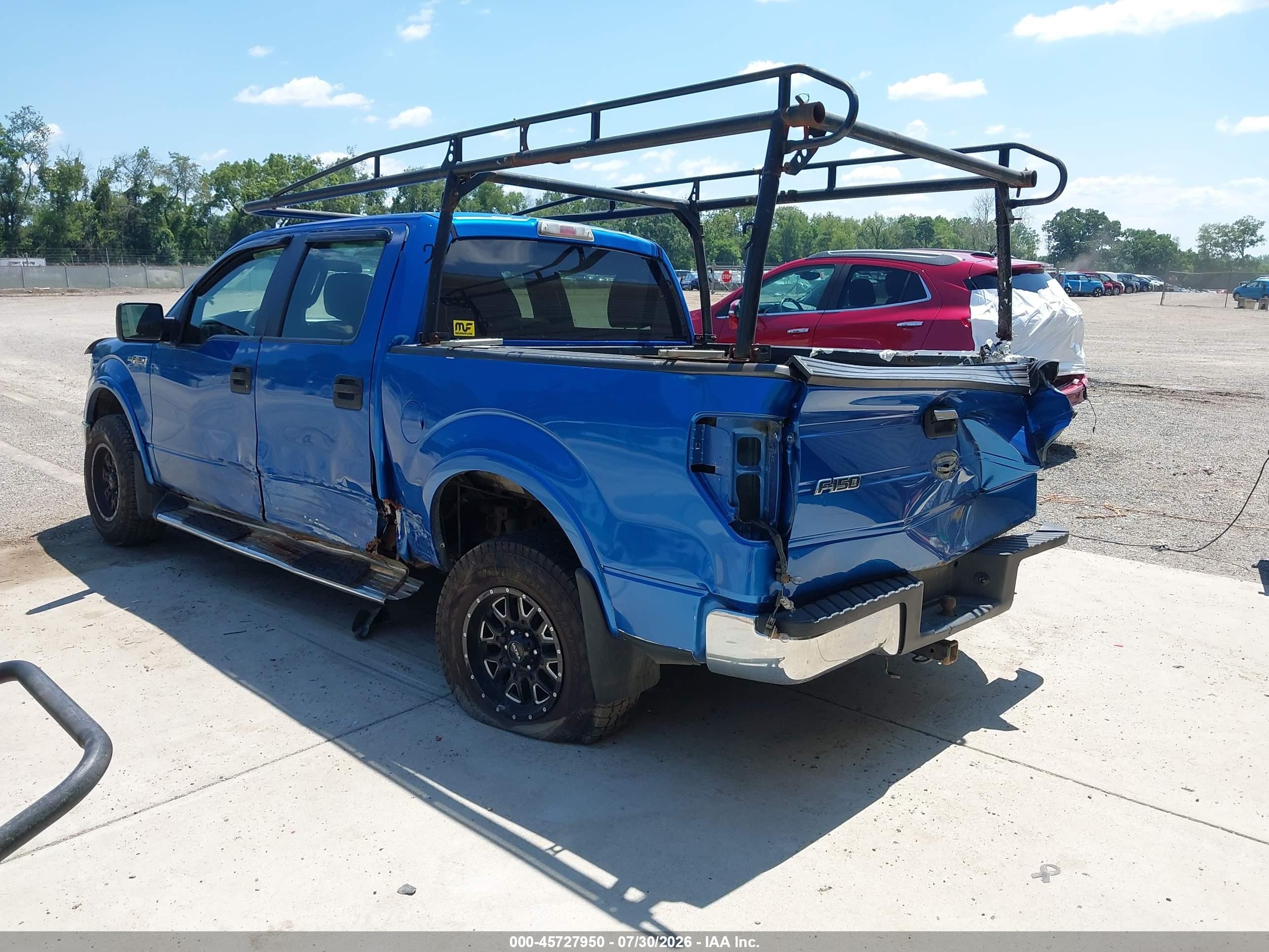 2010 Ford F-150 Xl/xlt Blue vin: 1FTEW1E8XAFD00619