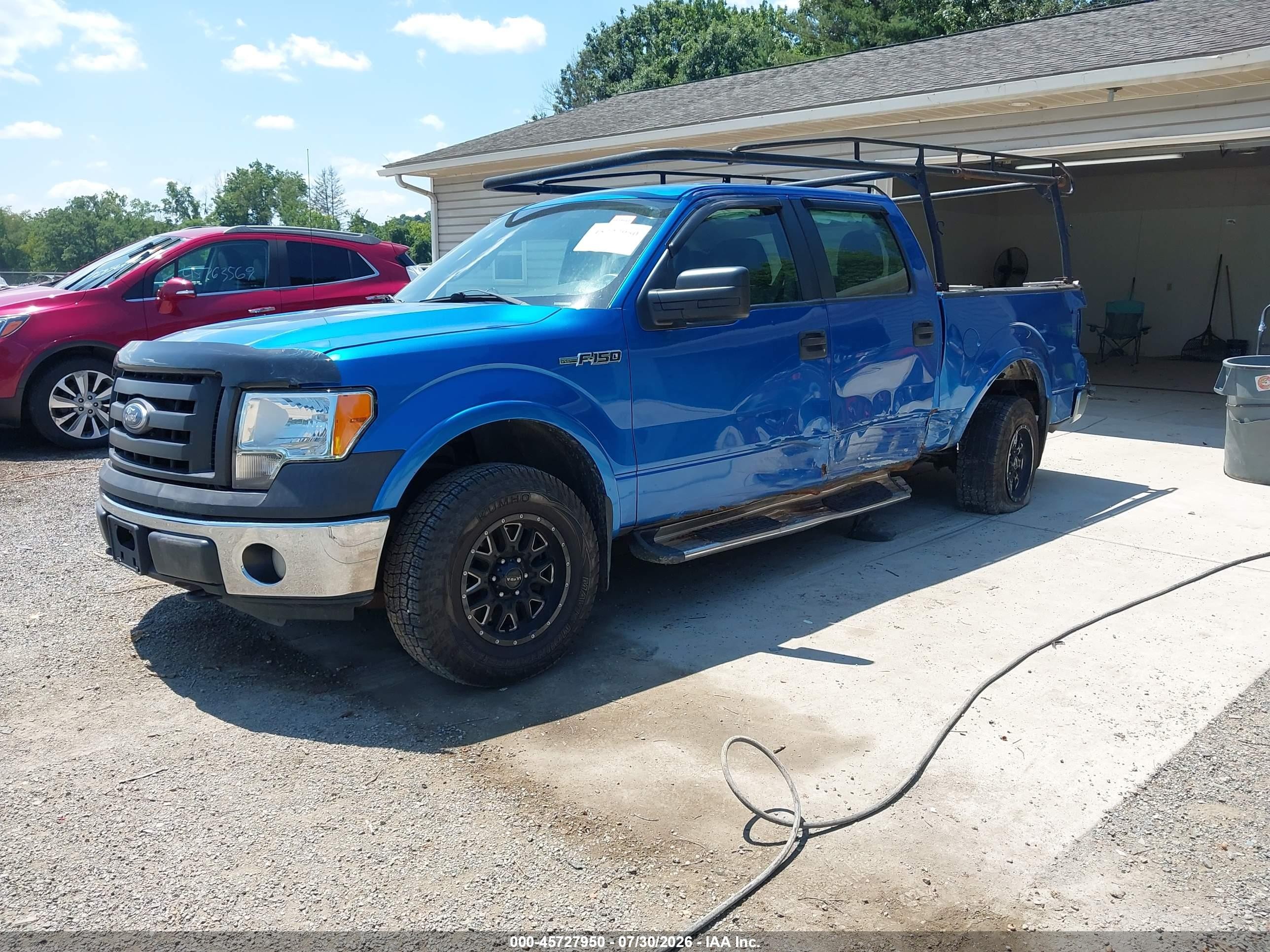 2010 Ford F-150 Xl/xlt Blue vin: 1FTEW1E8XAFD00619
