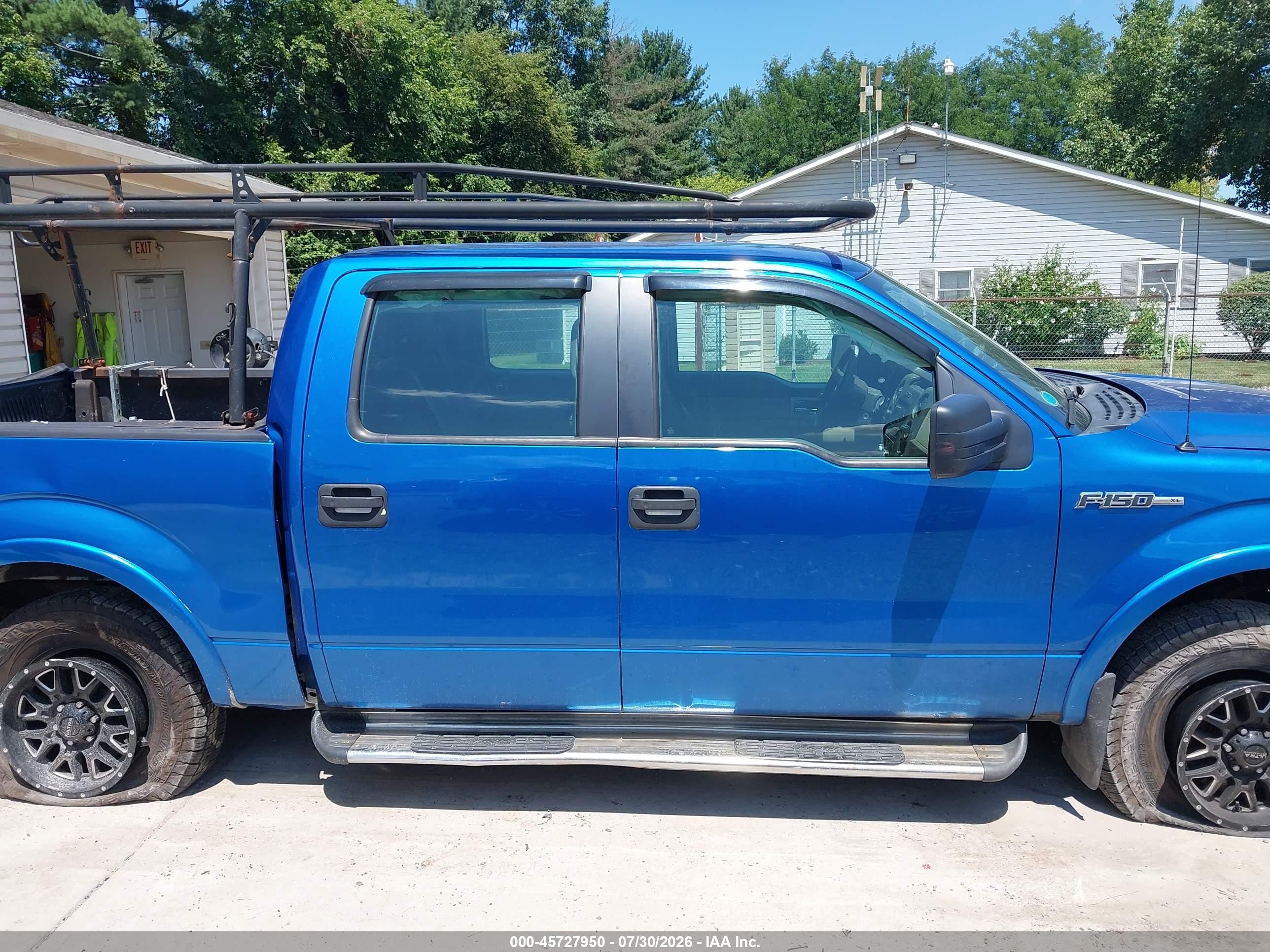 2010 Ford F-150 Xl/xlt Blue vin: 1FTEW1E8XAFD00619