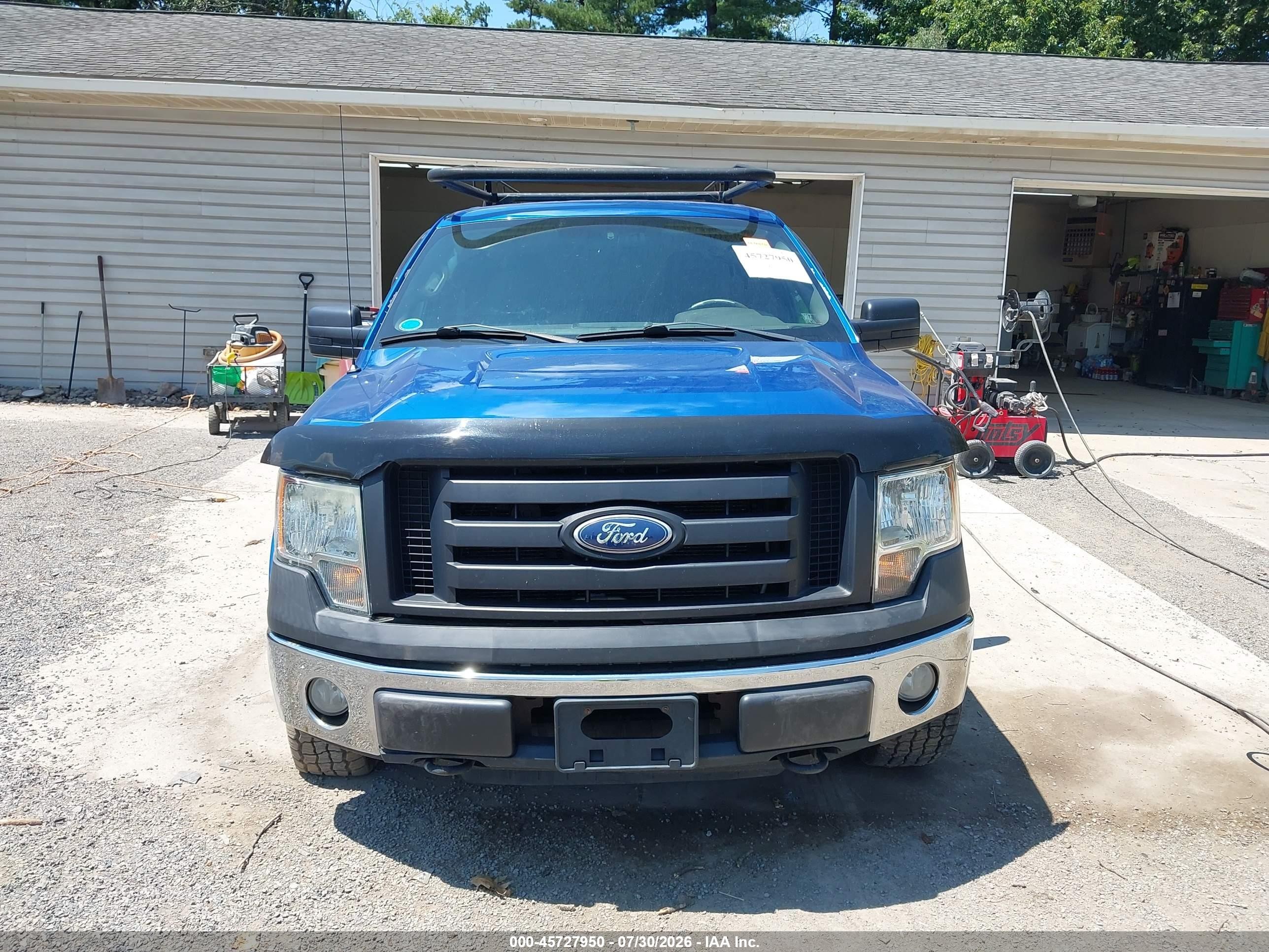 2010 Ford F-150 Xl/xlt Blue vin: 1FTEW1E8XAFD00619