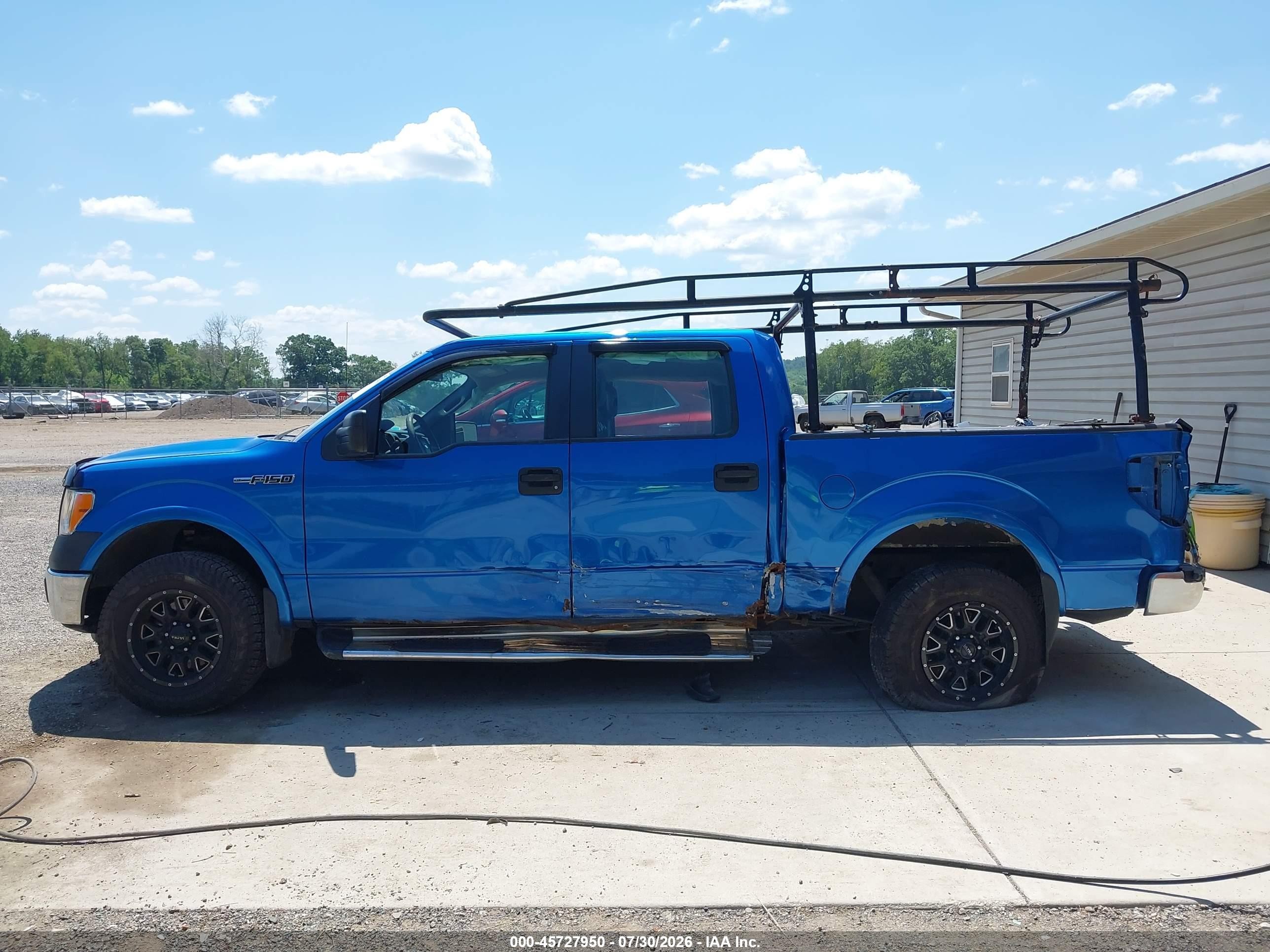 2010 Ford F-150 Xl/xlt Blue vin: 1FTEW1E8XAFD00619