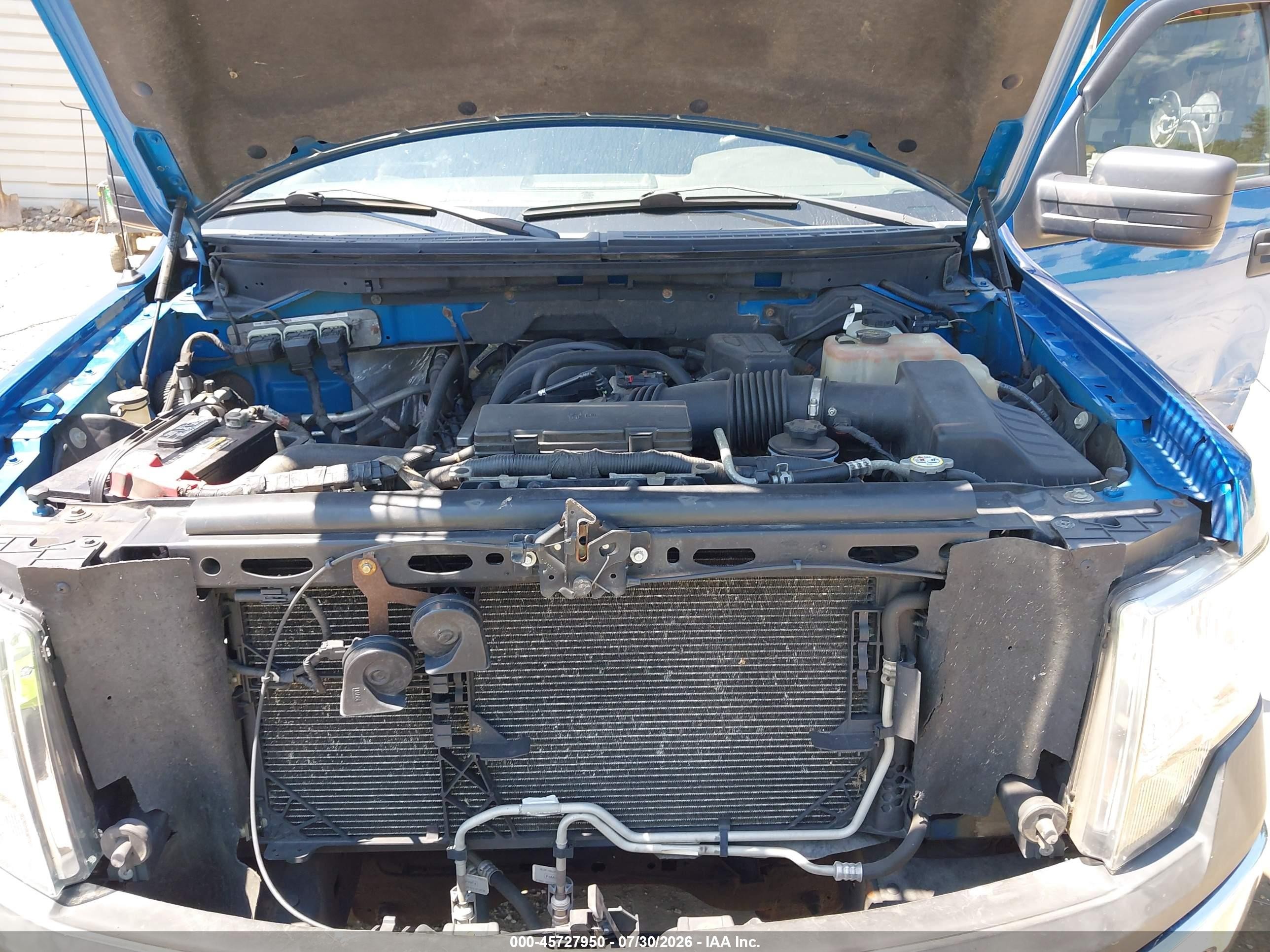2010 Ford F-150 Xl/xlt Blue vin: 1FTEW1E8XAFD00619