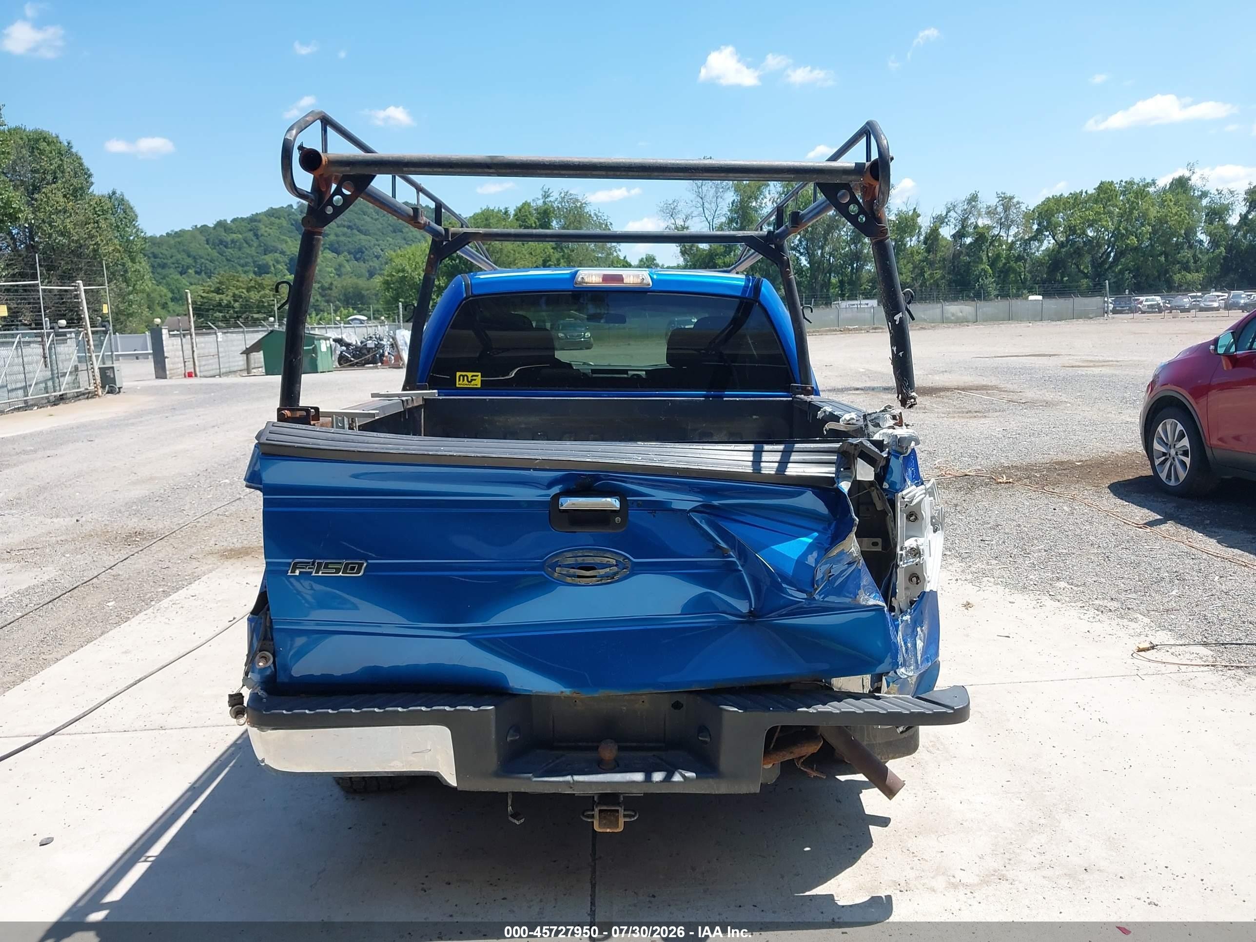 2010 Ford F-150 Xl/xlt Blue vin: 1FTEW1E8XAFD00619