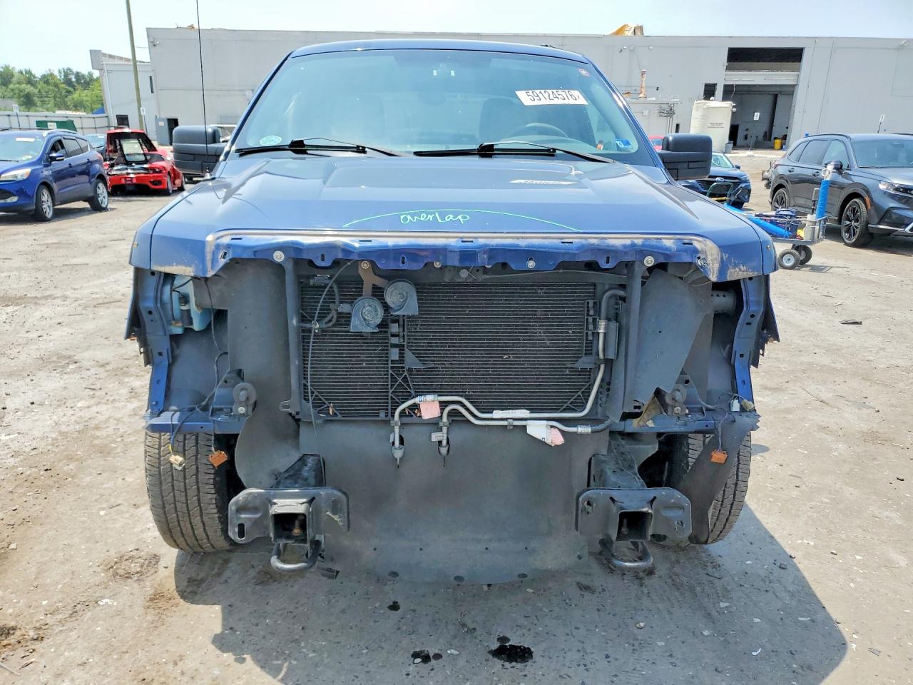 2010 Ford F150 Supercrew Blue vin: 1FTEW1E8XAFD51490