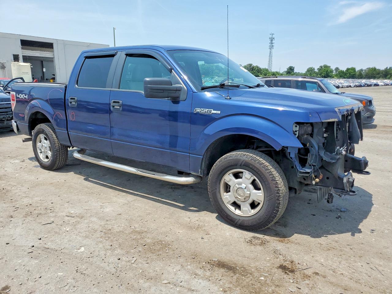 2010 Ford F150 Supercrew Blue vin: 1FTEW1E8XAFD51490