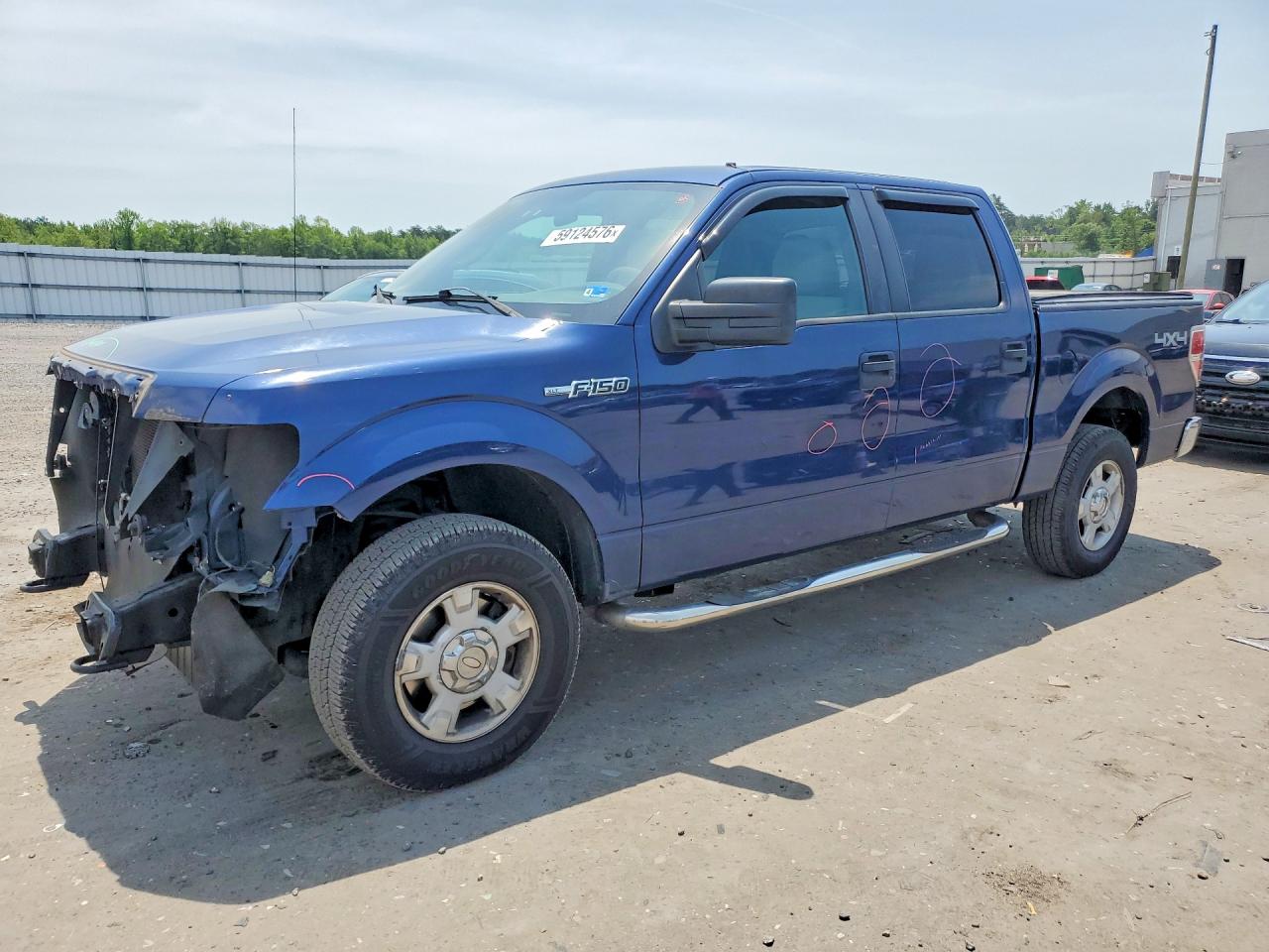 2010 Ford F150 Supercrew Синий vin: 1FTEW1E8XAFD51490