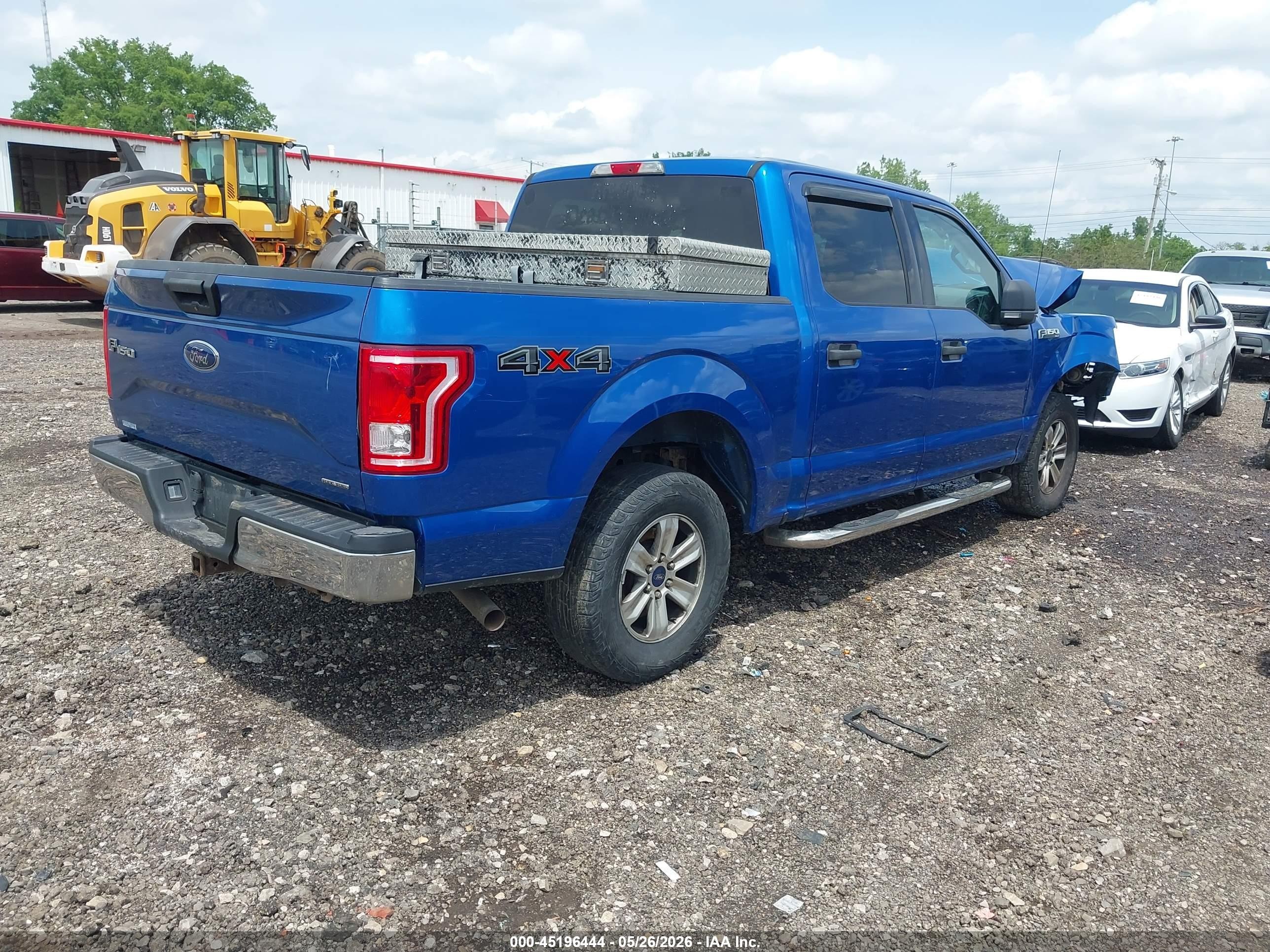2015 Ford F-150 Xlt Blue vin: 1FTEW1E8XFFC89130