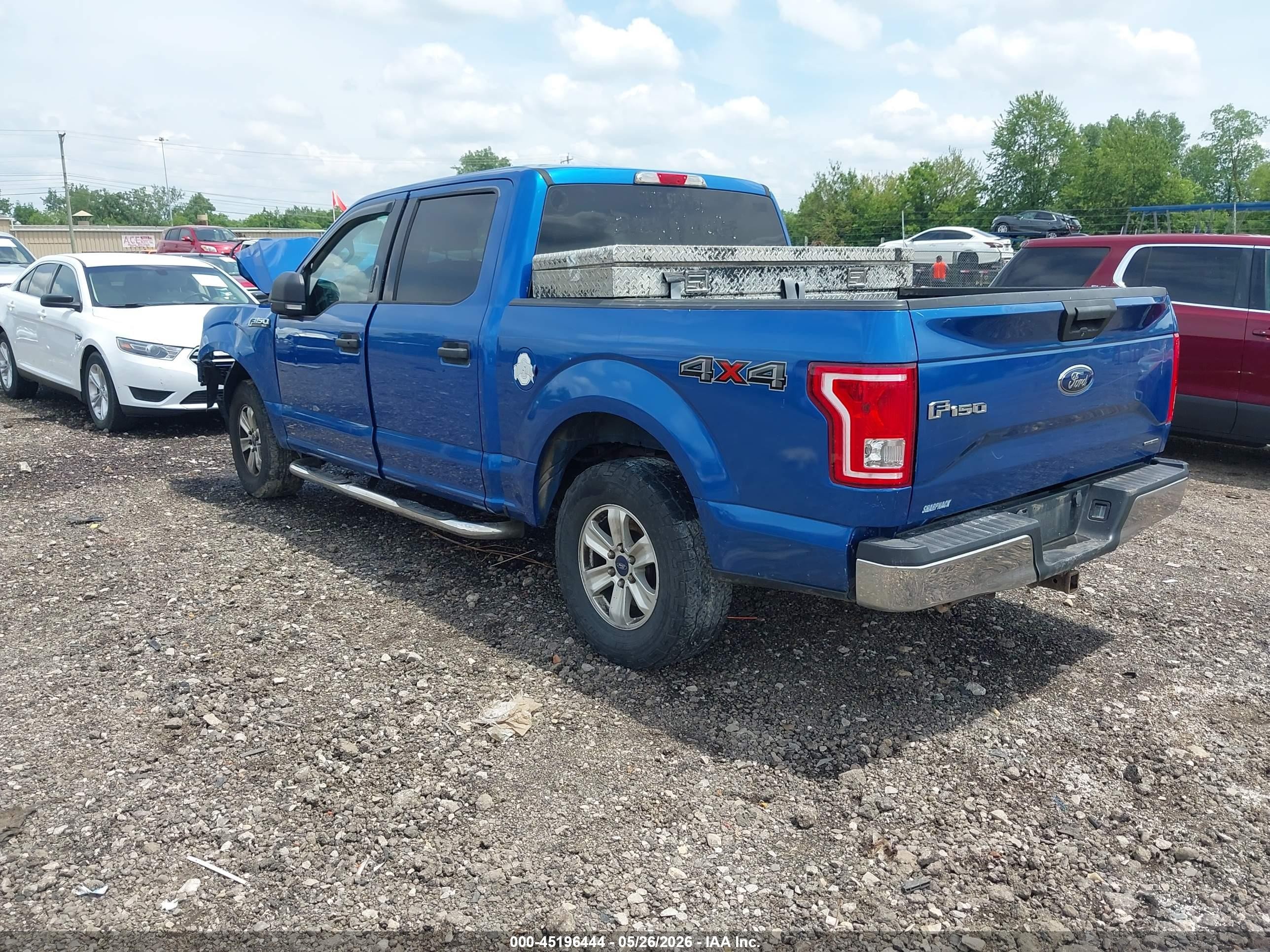 2015 Ford F-150 Xlt Blue vin: 1FTEW1E8XFFC89130