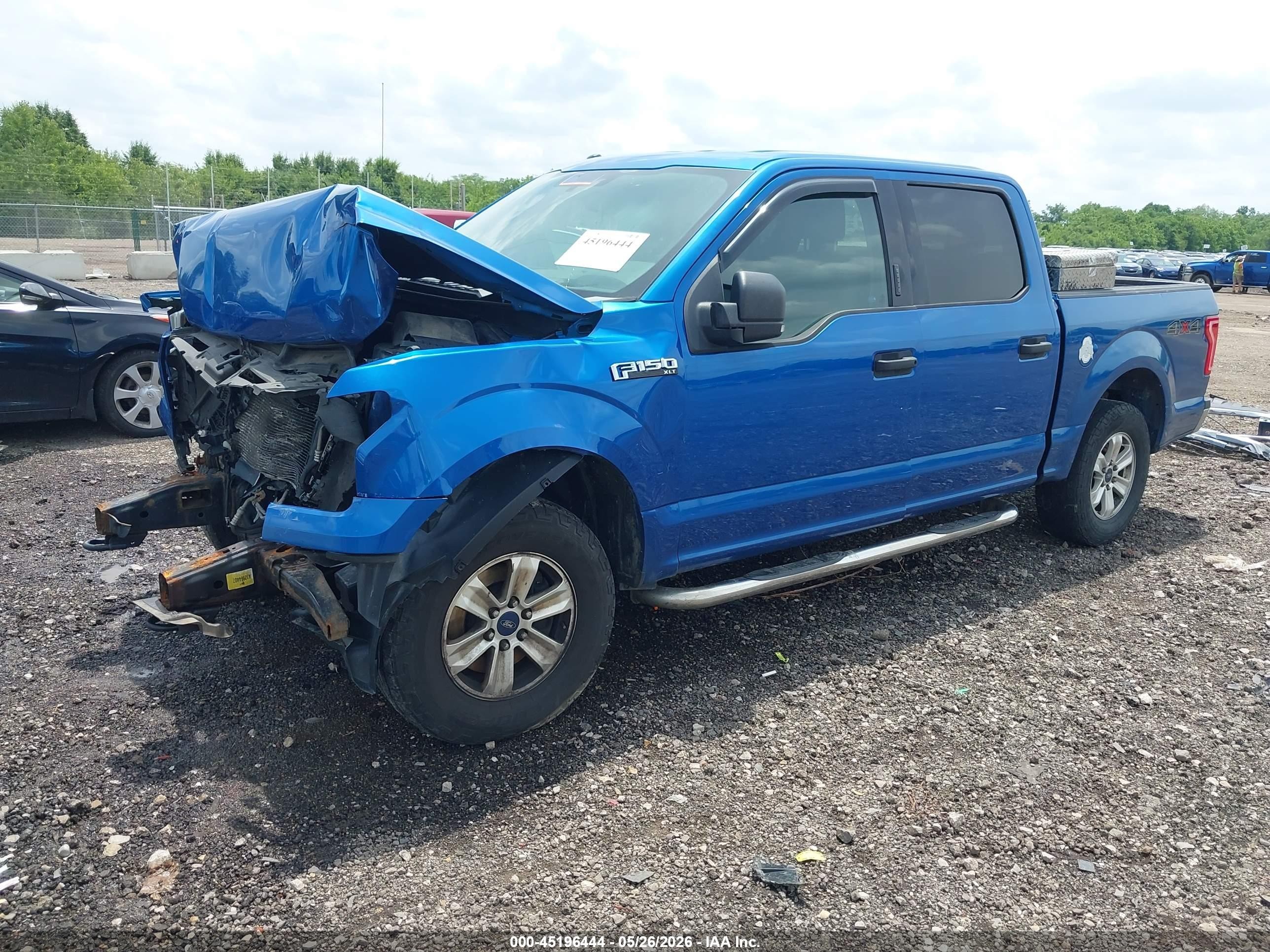 2015 Ford F-150 Xlt Blue vin: 1FTEW1E8XFFC89130