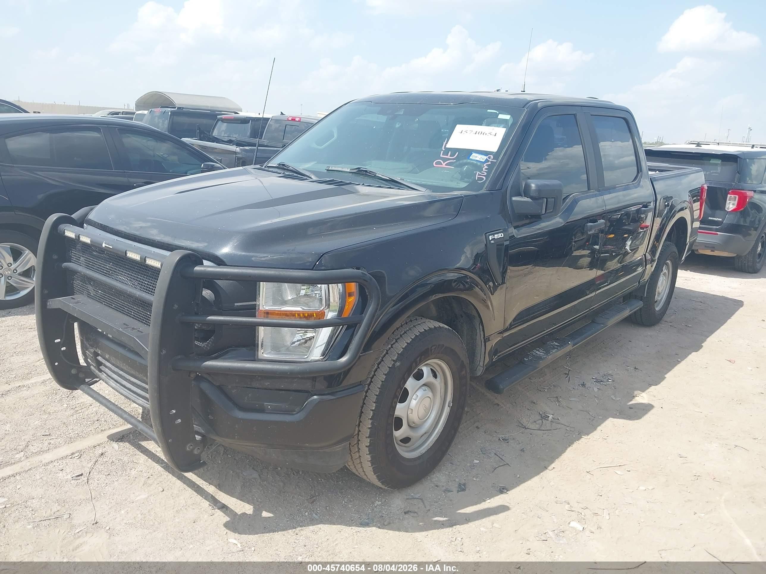 2021 Ford F-150 Xl Black vin: 1FTEW1EB1MFC65114