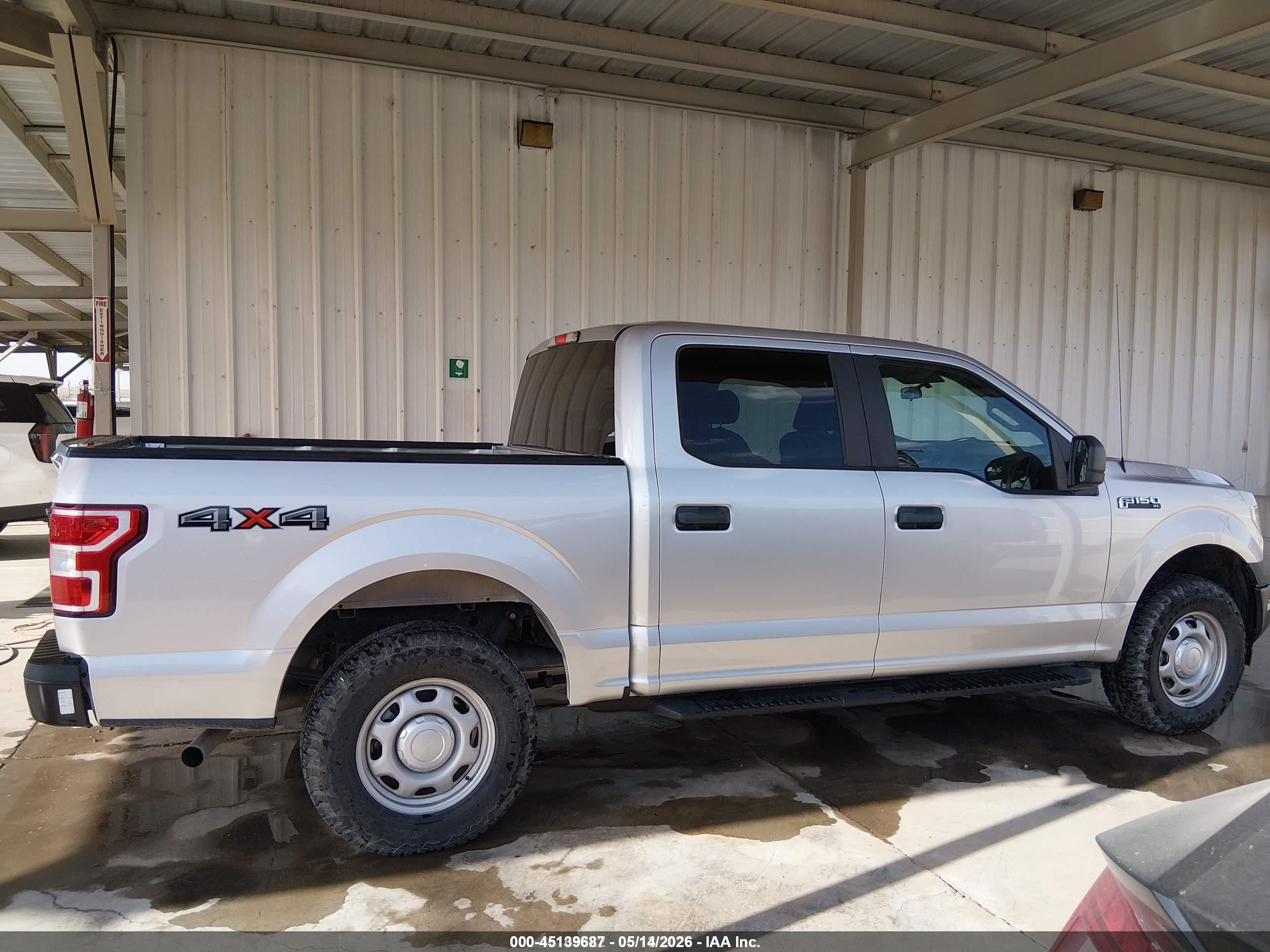 2018 Ford F-150 Xl Silver vin: 1FTEW1EB3JFD04975