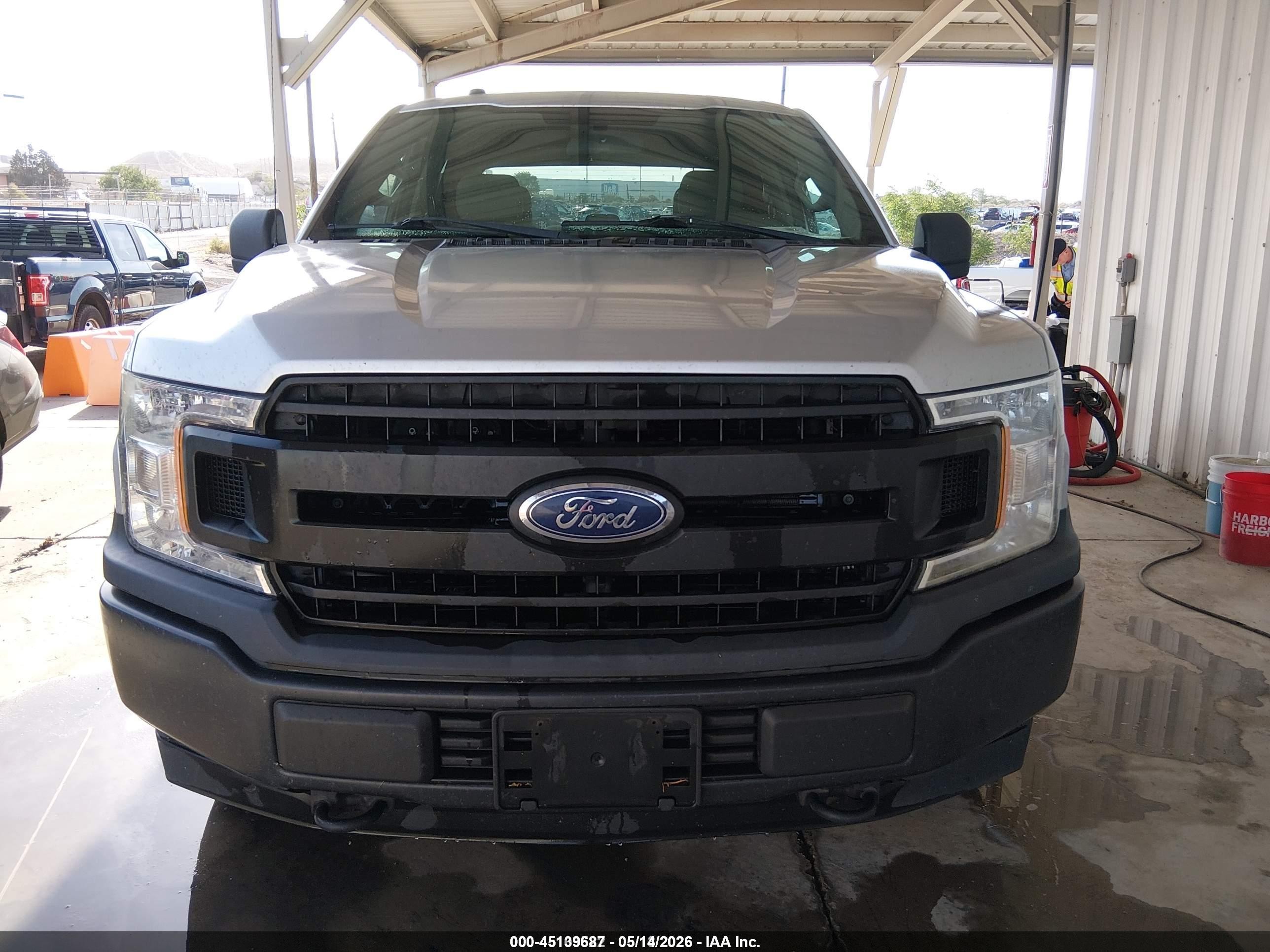 2018 Ford F-150 Xl Silver vin: 1FTEW1EB3JFD04975