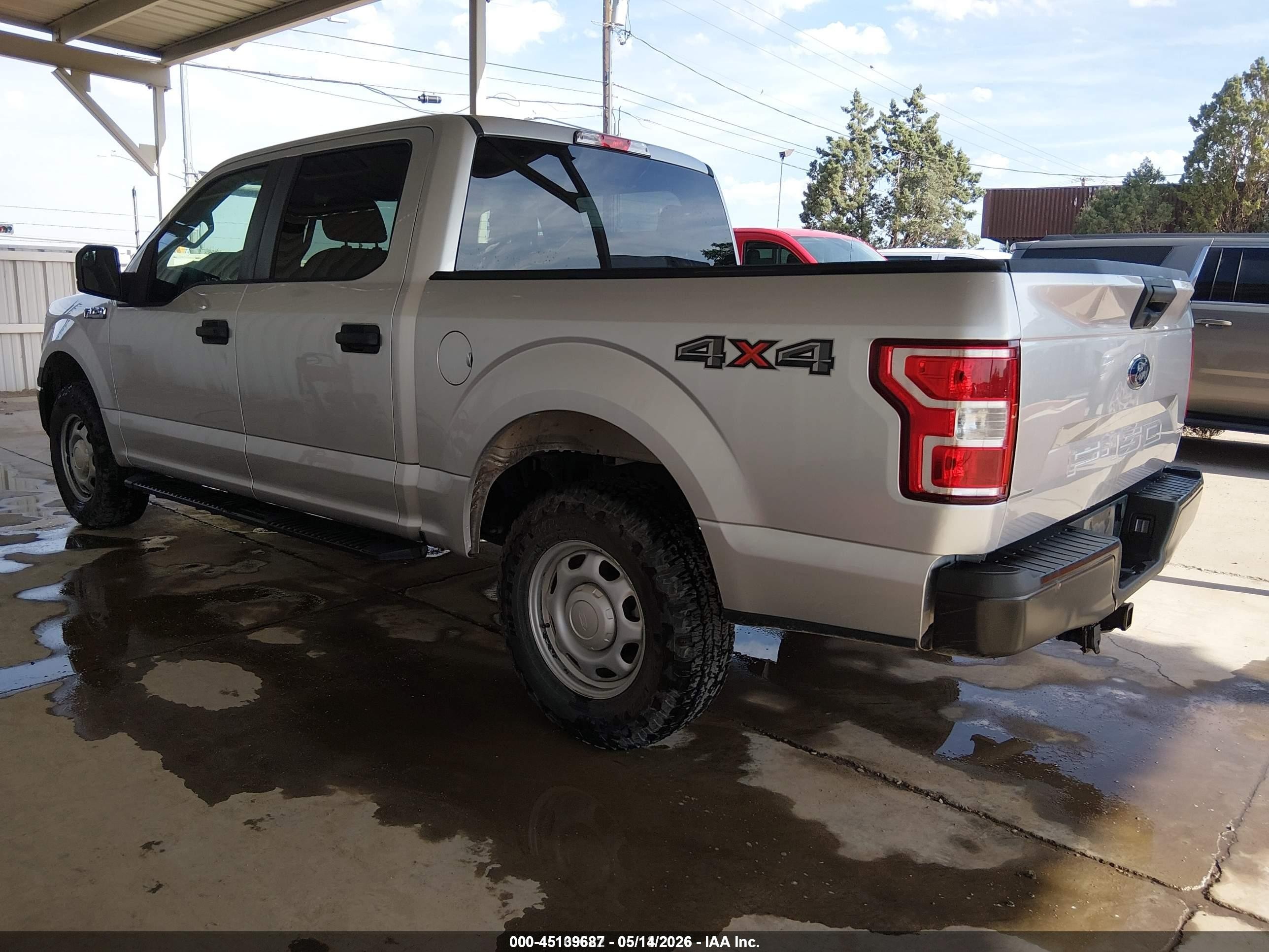2018 Ford F-150 Xl Silver vin: 1FTEW1EB3JFD04975