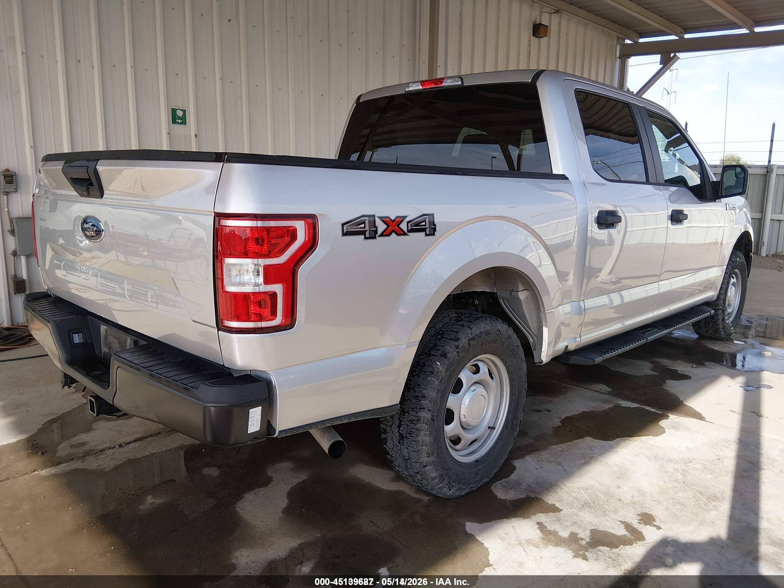 2018 Ford F-150 Xl Silver vin: 1FTEW1EB3JFD04975