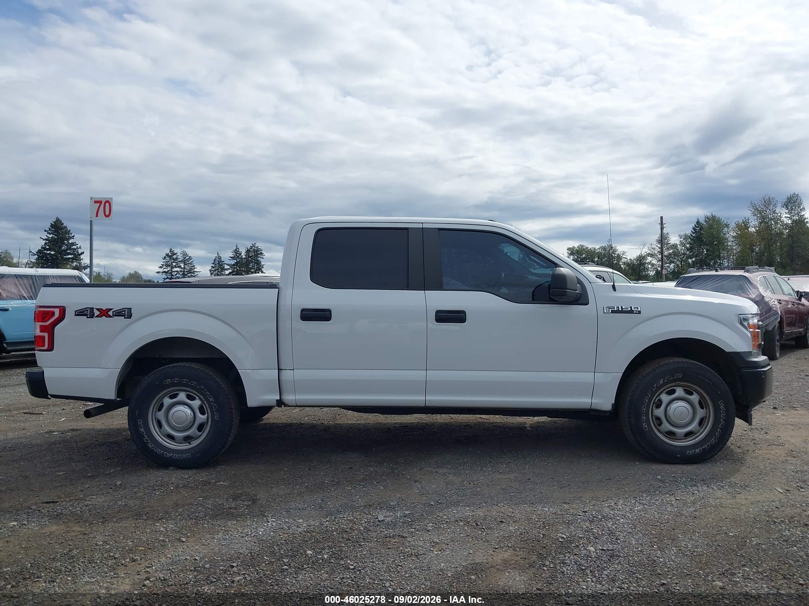 2018 Ford F-150 Xl White vin: 1FTEW1EB3JFD05124