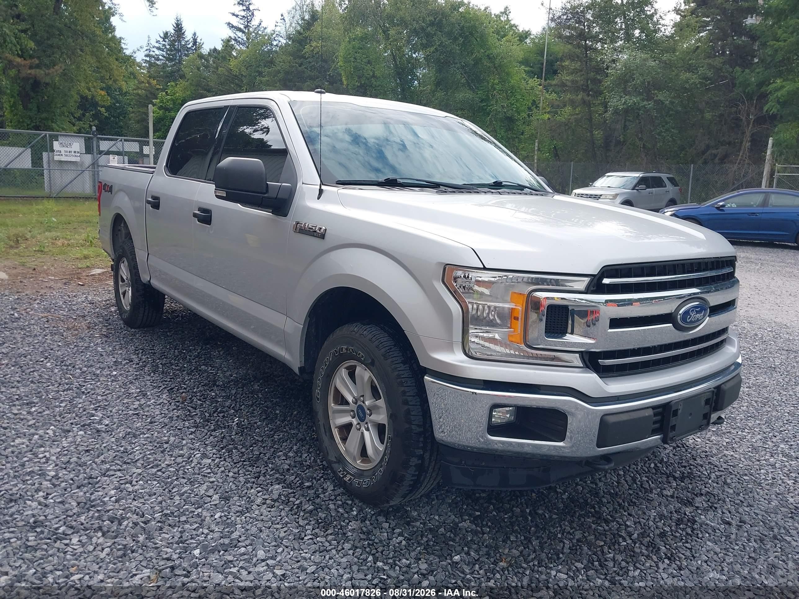 2018 Ford F-150 Xlt Silver vin: 1FTEW1EB3JKF31333
