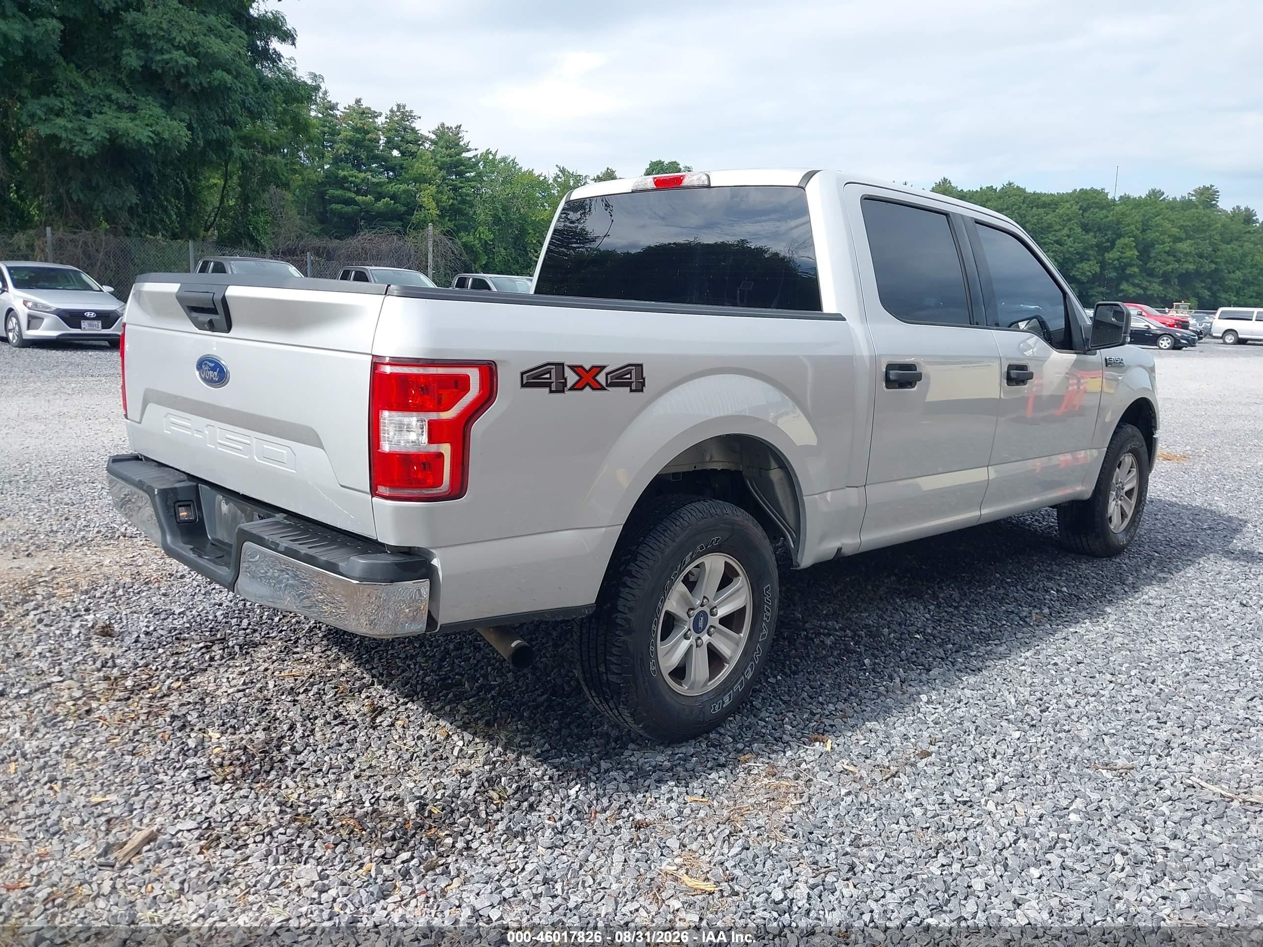 2018 Ford F-150 Xlt Silver vin: 1FTEW1EB3JKF31333