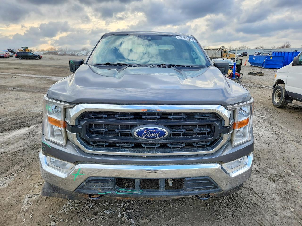 2021 Ford F150 Supercrew Gray vin: 1FTEW1EB4MKD66901