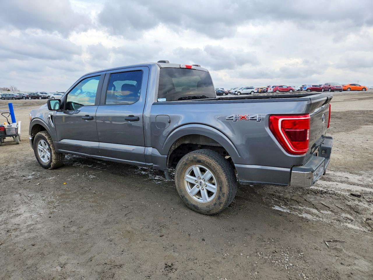 2021 Ford F150 Supercrew Gray vin: 1FTEW1EB4MKD66901