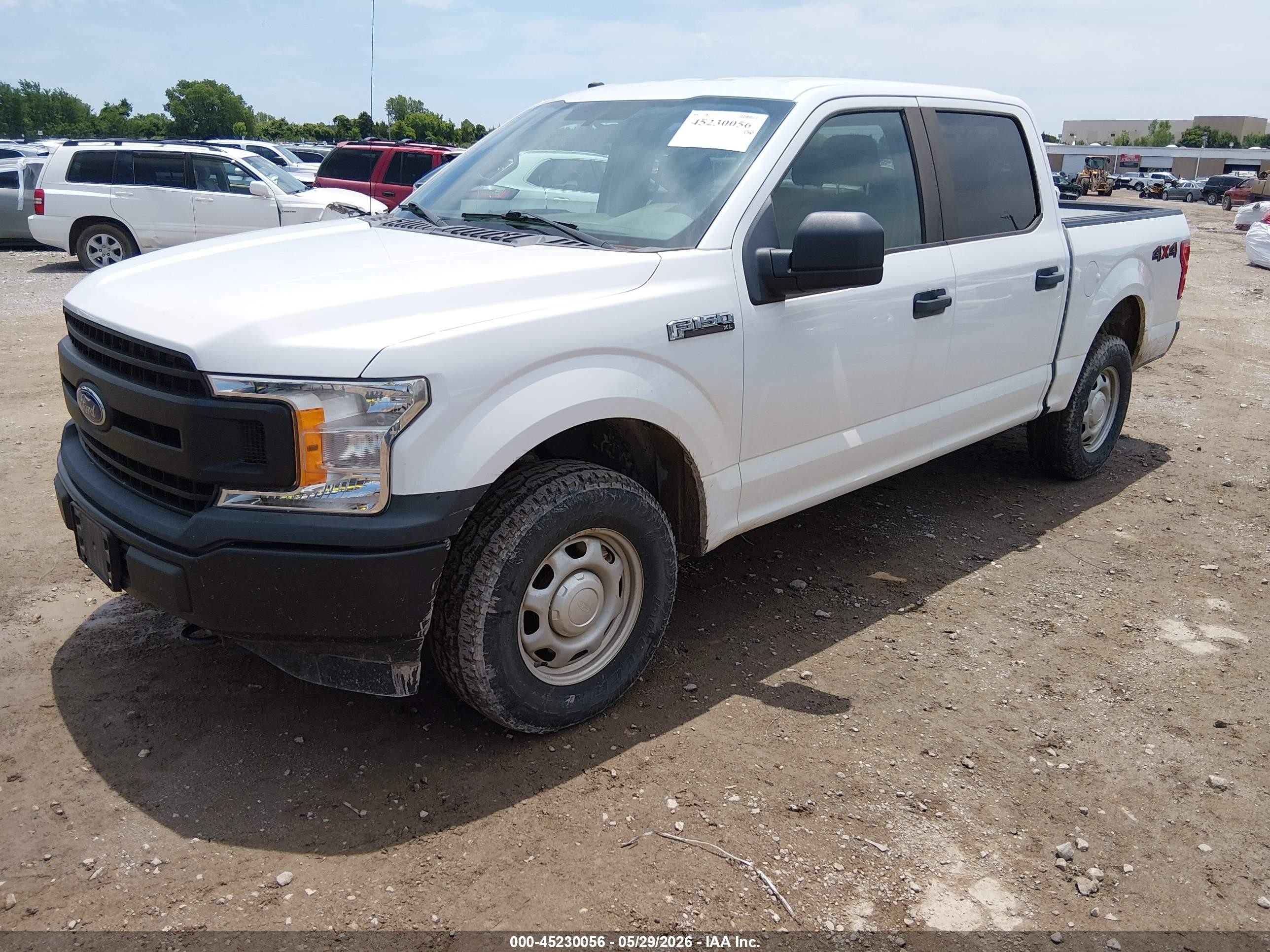 2018 Ford F-150 Xl White vin: 1FTEW1EB7JFD05062
