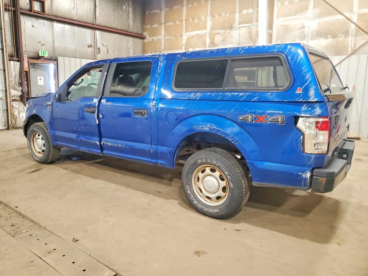 2018 Ford F150 Supercrew Blue vin: 1FTEW1EB9JKE53222