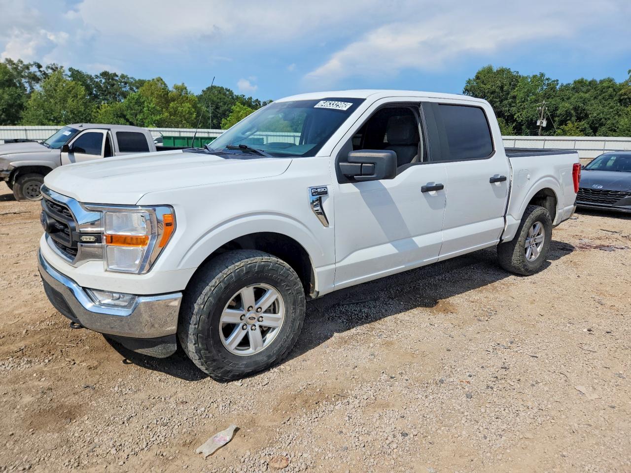 2022 Ford F150 Supercrew White vin: 1FTEW1EBXNFA18577