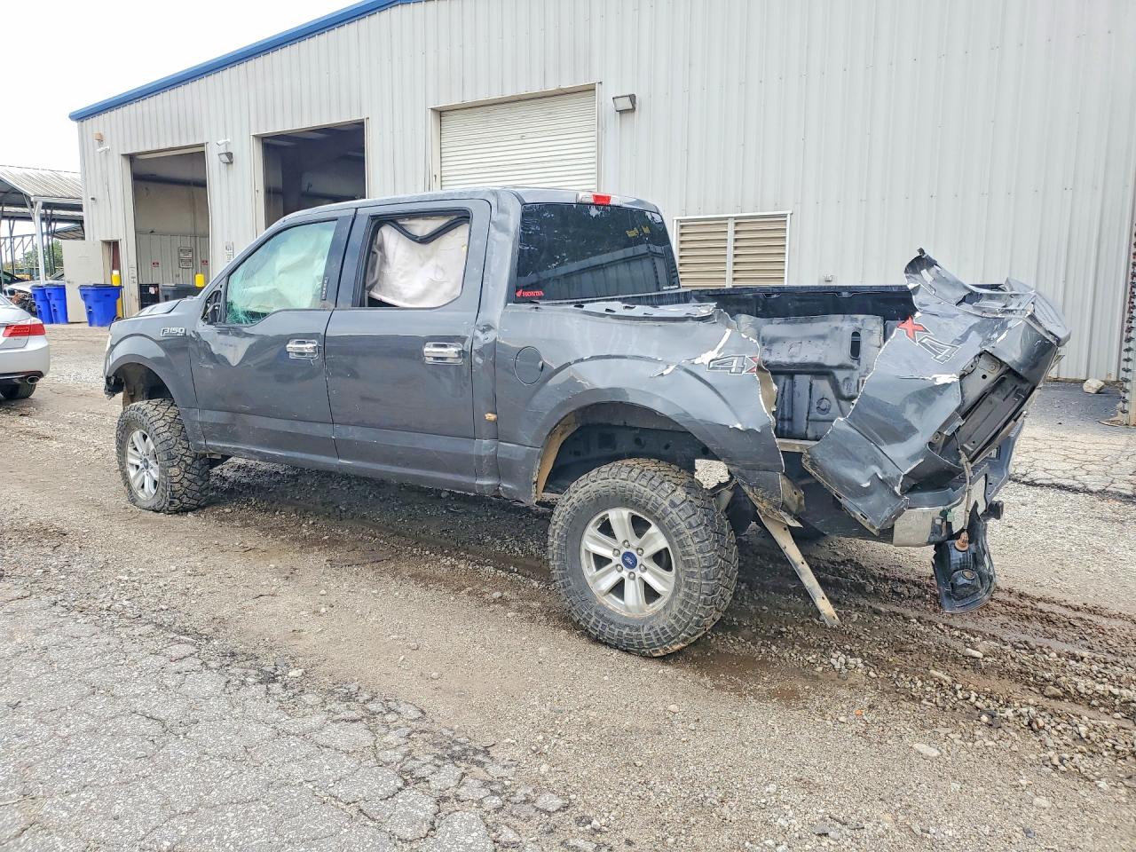 2015 Ford F150 Supercrew Gray vin: 1FTEW1EF0FFA16602