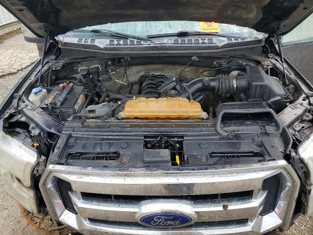 2015 Ford F150 Supercrew Gray vin: 1FTEW1EF0FFA16602