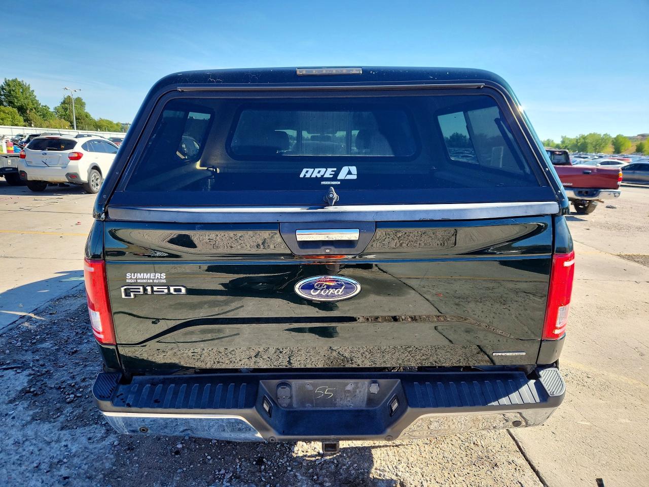 2015 Ford F150 Supercrew Green vin: 1FTEW1EF0FFA36090