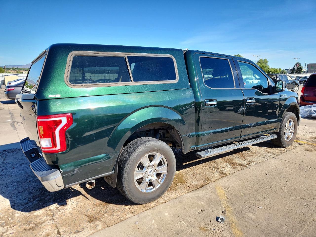 2015 Ford F150 Supercrew Green vin: 1FTEW1EF0FFA36090