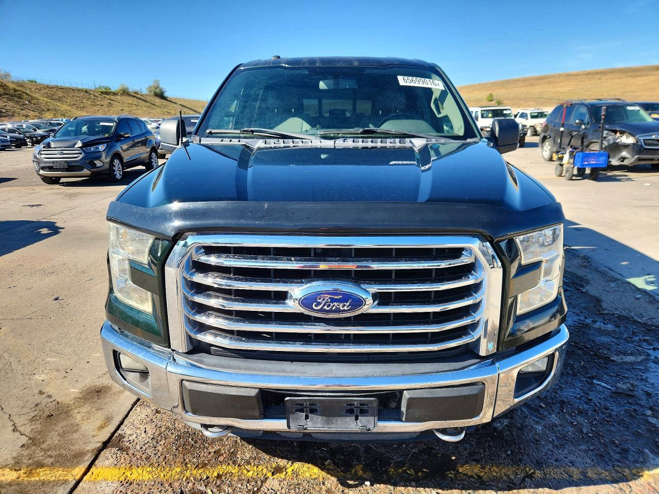 2015 Ford F150 Supercrew Green vin: 1FTEW1EF0FFA36090