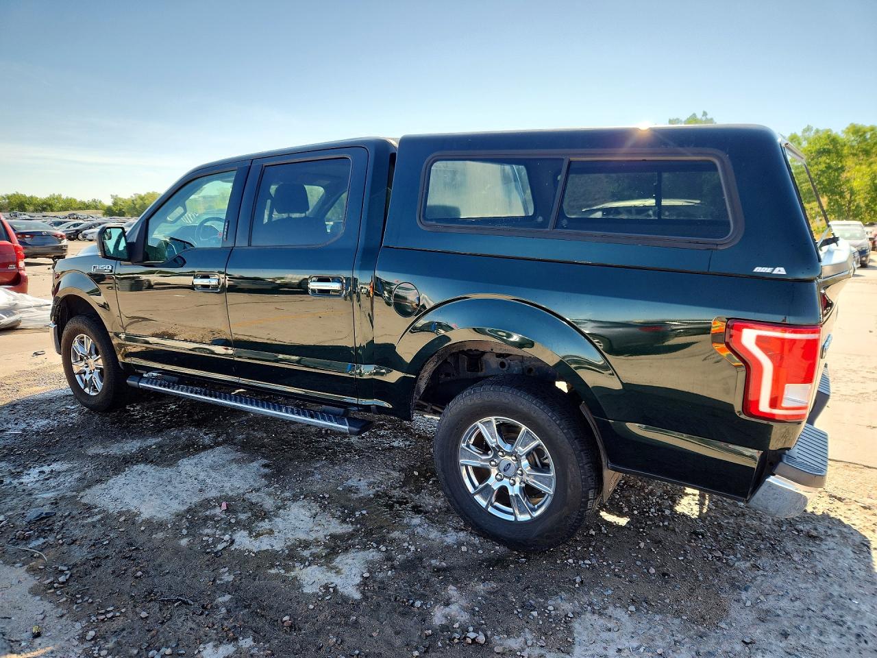 2015 Ford F150 Supercrew Green vin: 1FTEW1EF0FFA36090