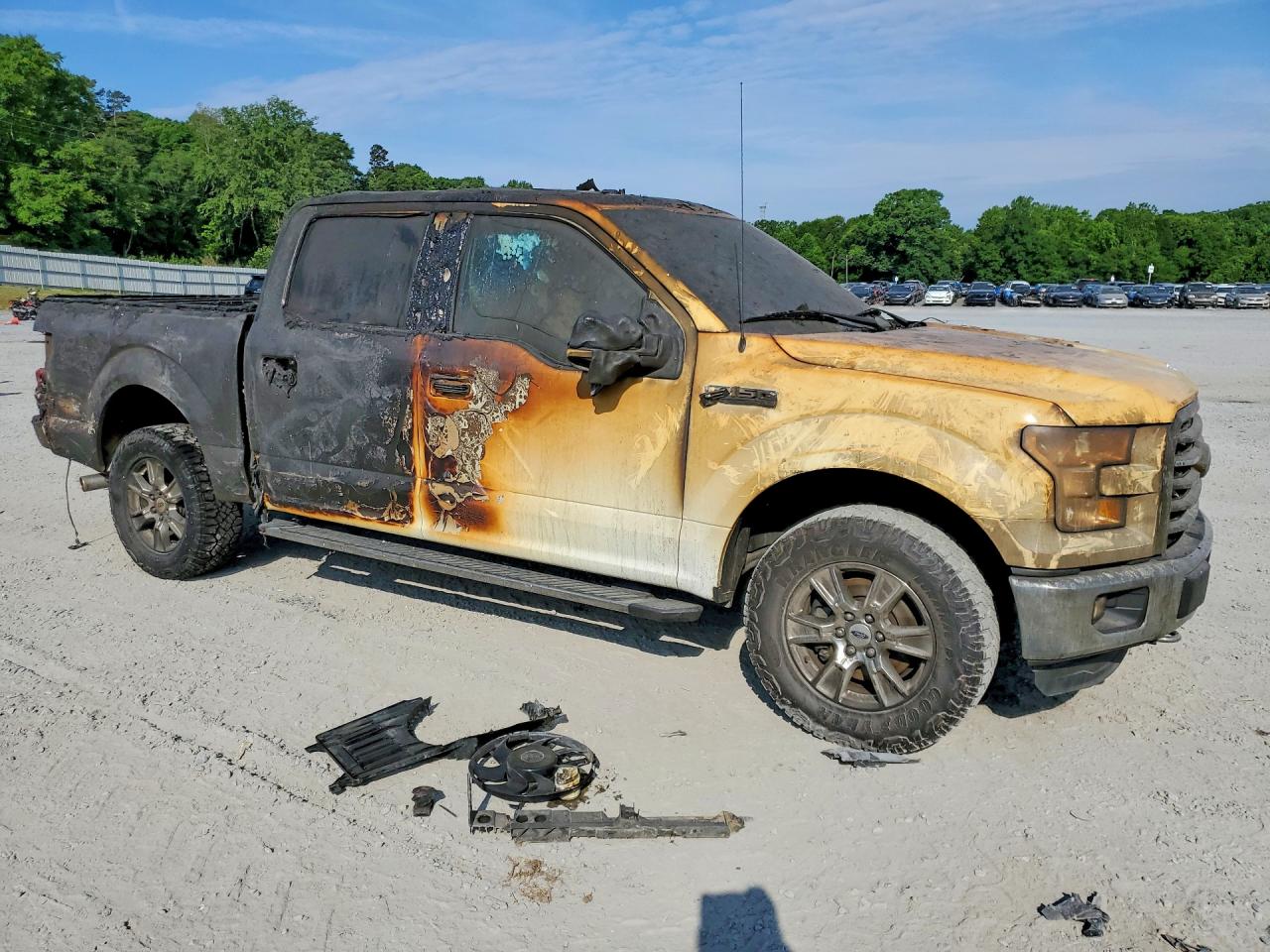 2015 Ford F150 Supercrew Белый vin: 1FTEW1EF0FFA84222