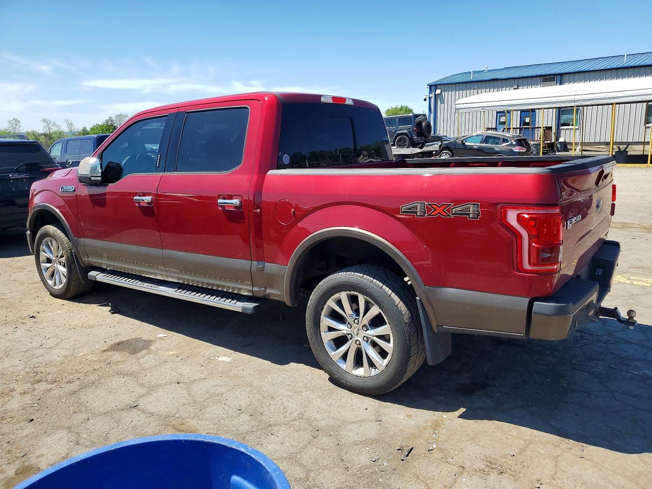 2015 Ford F150 Supercrew Maroon vin: 1FTEW1EF0FFC12460