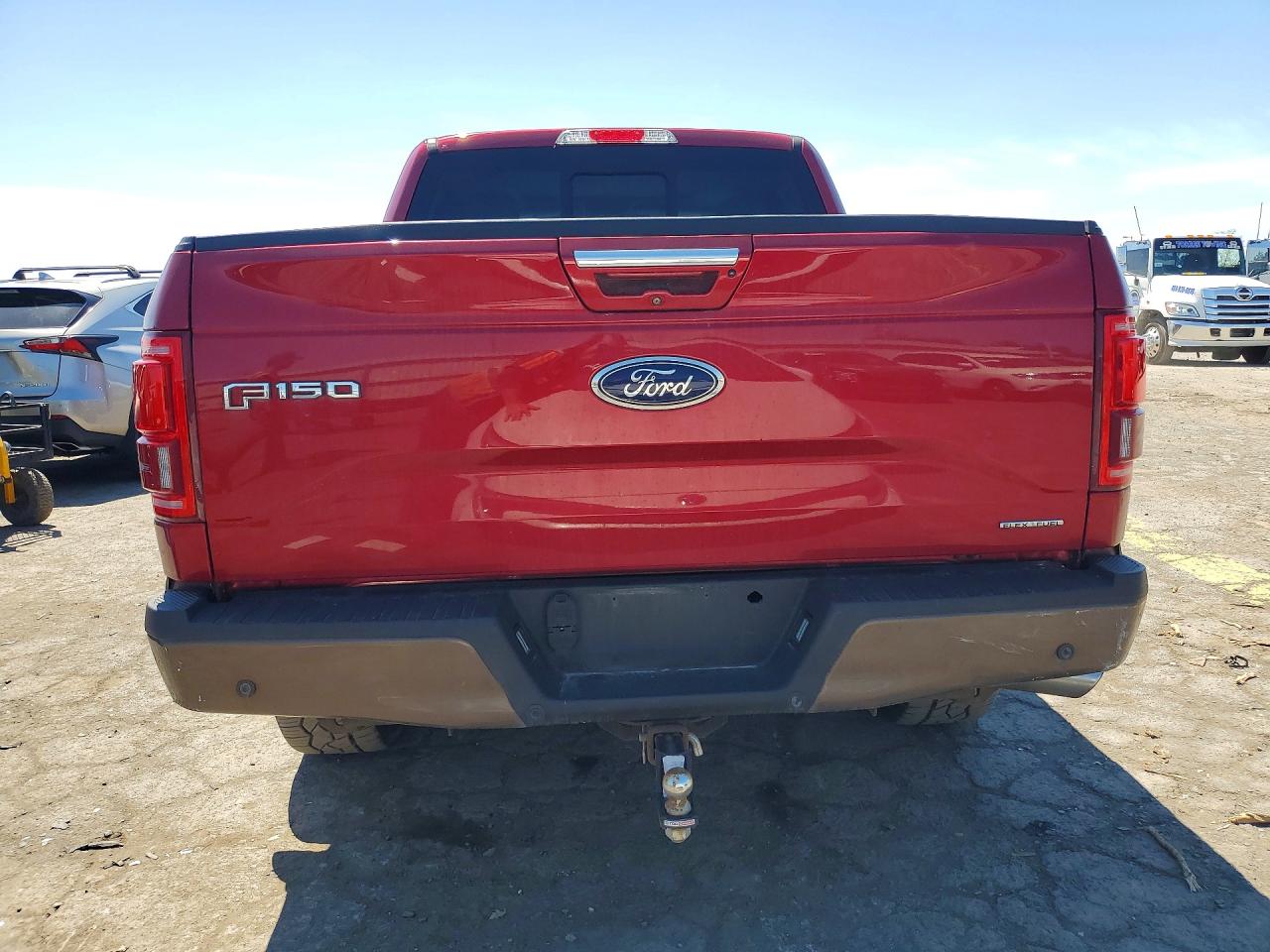 2015 Ford F150 Supercrew Maroon vin: 1FTEW1EF0FFC12460
