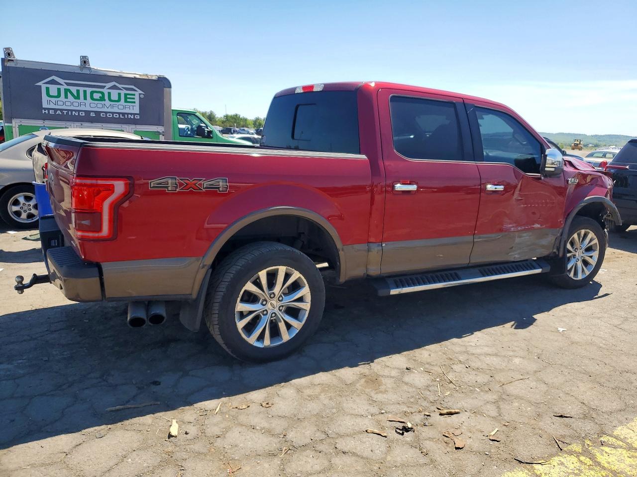 2015 Ford F150 Supercrew Maroon vin: 1FTEW1EF0FFC12460