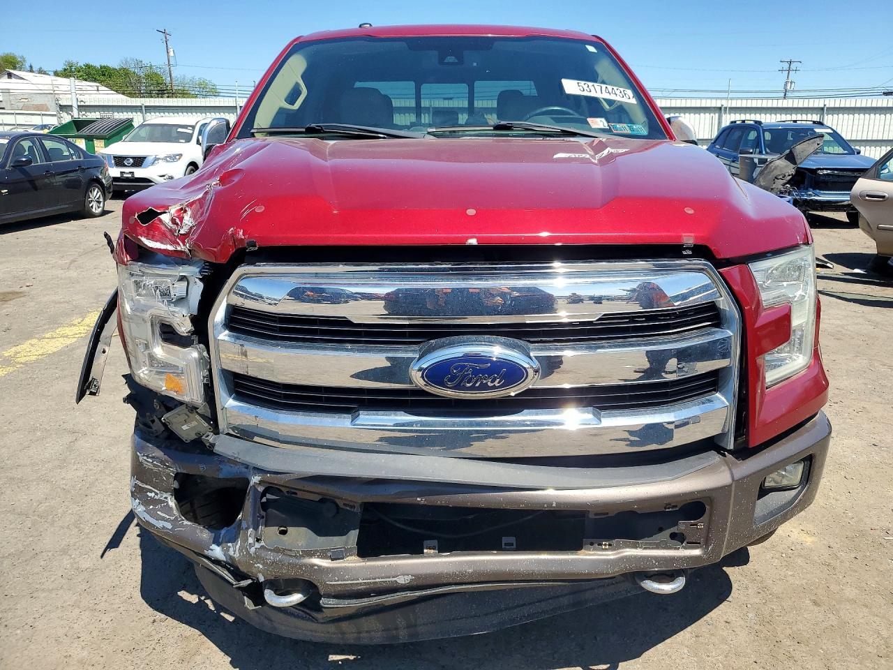 2015 Ford F150 Supercrew Maroon vin: 1FTEW1EF0FFC12460