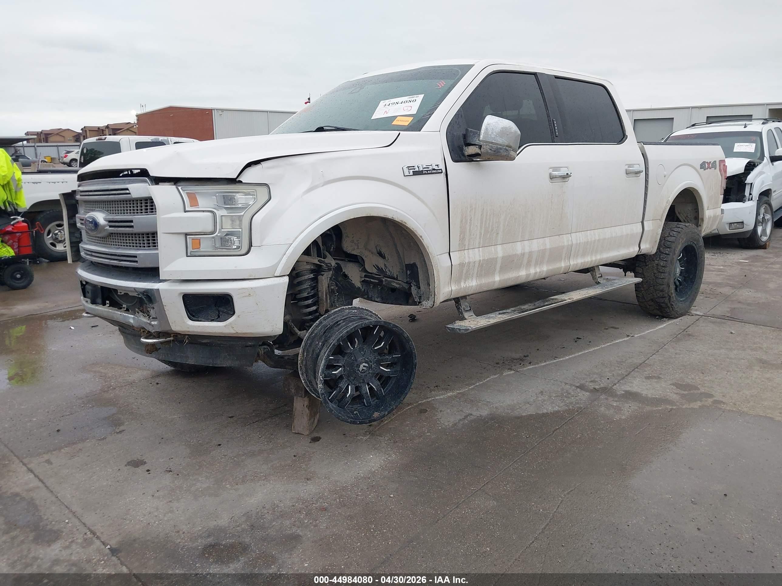 2015 Ford F-150 Platinum White vin: 1FTEW1EF0FFC58290