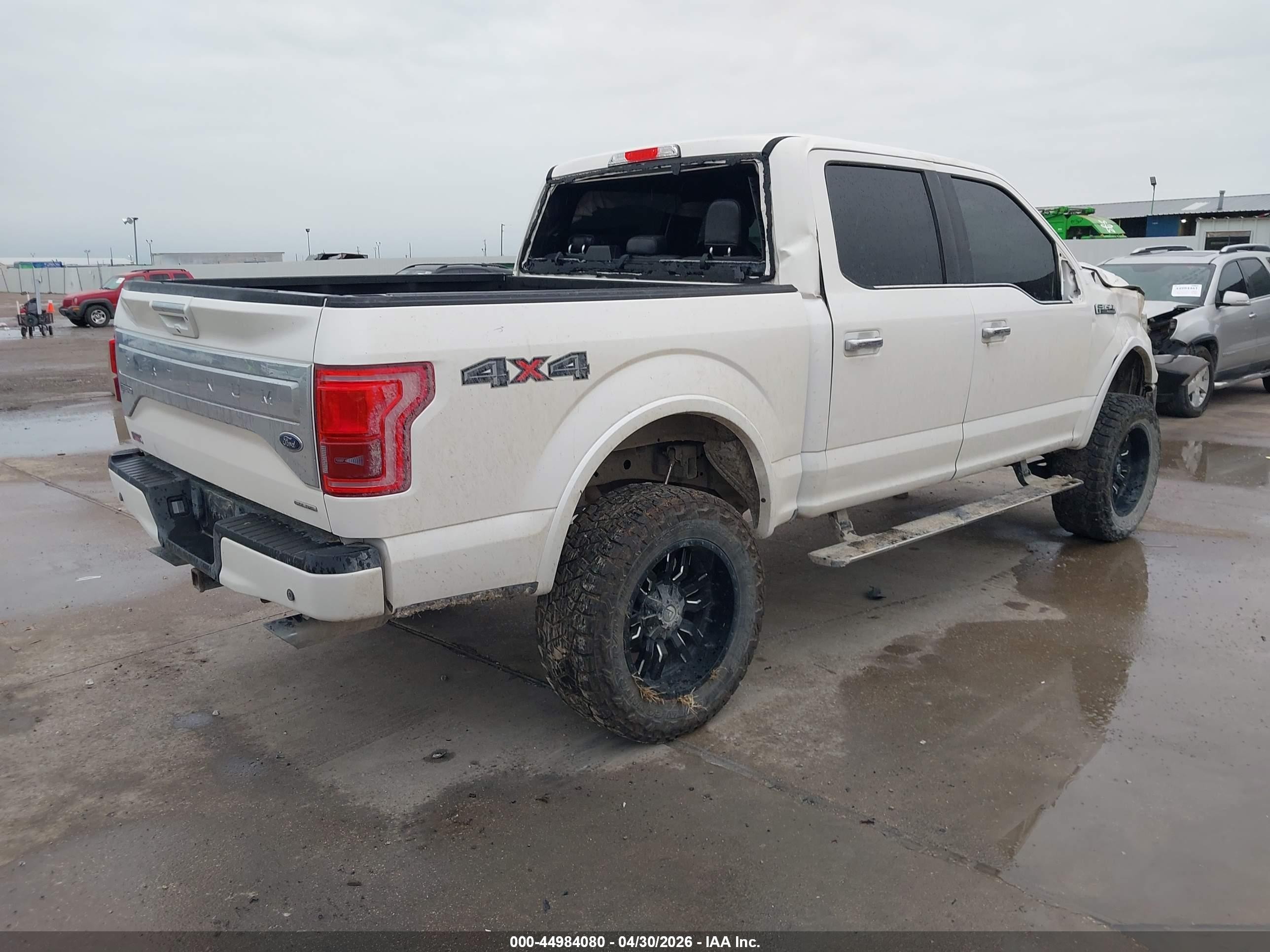 2015 Ford F-150 Platinum White vin: 1FTEW1EF0FFC58290