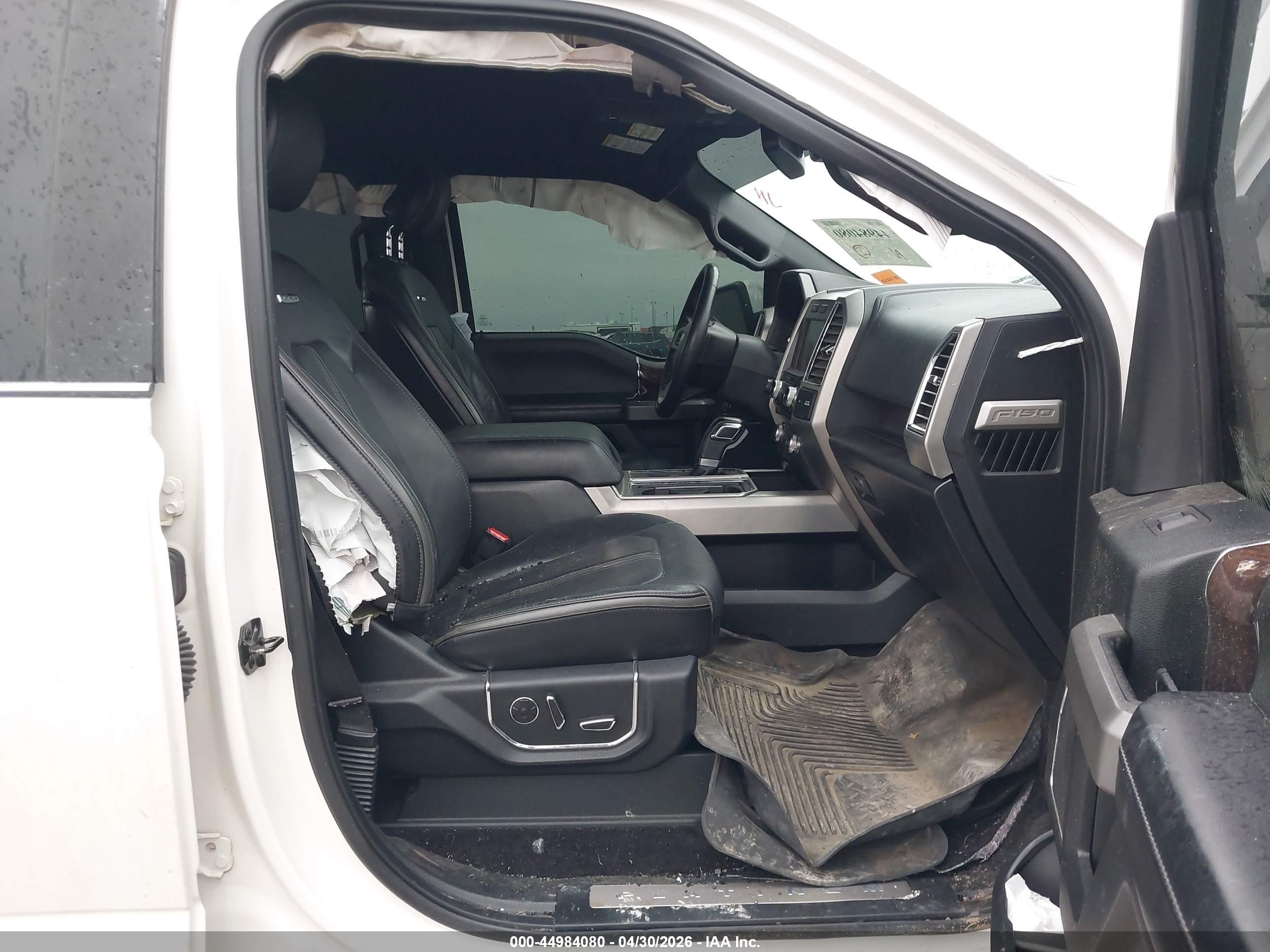2015 Ford F-150 Platinum White vin: 1FTEW1EF0FFC58290