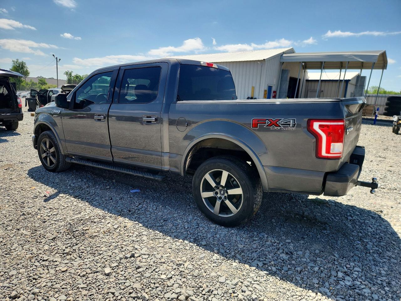 2015 Ford F150 Supercrew Gray vin: 1FTEW1EF0FFC68902