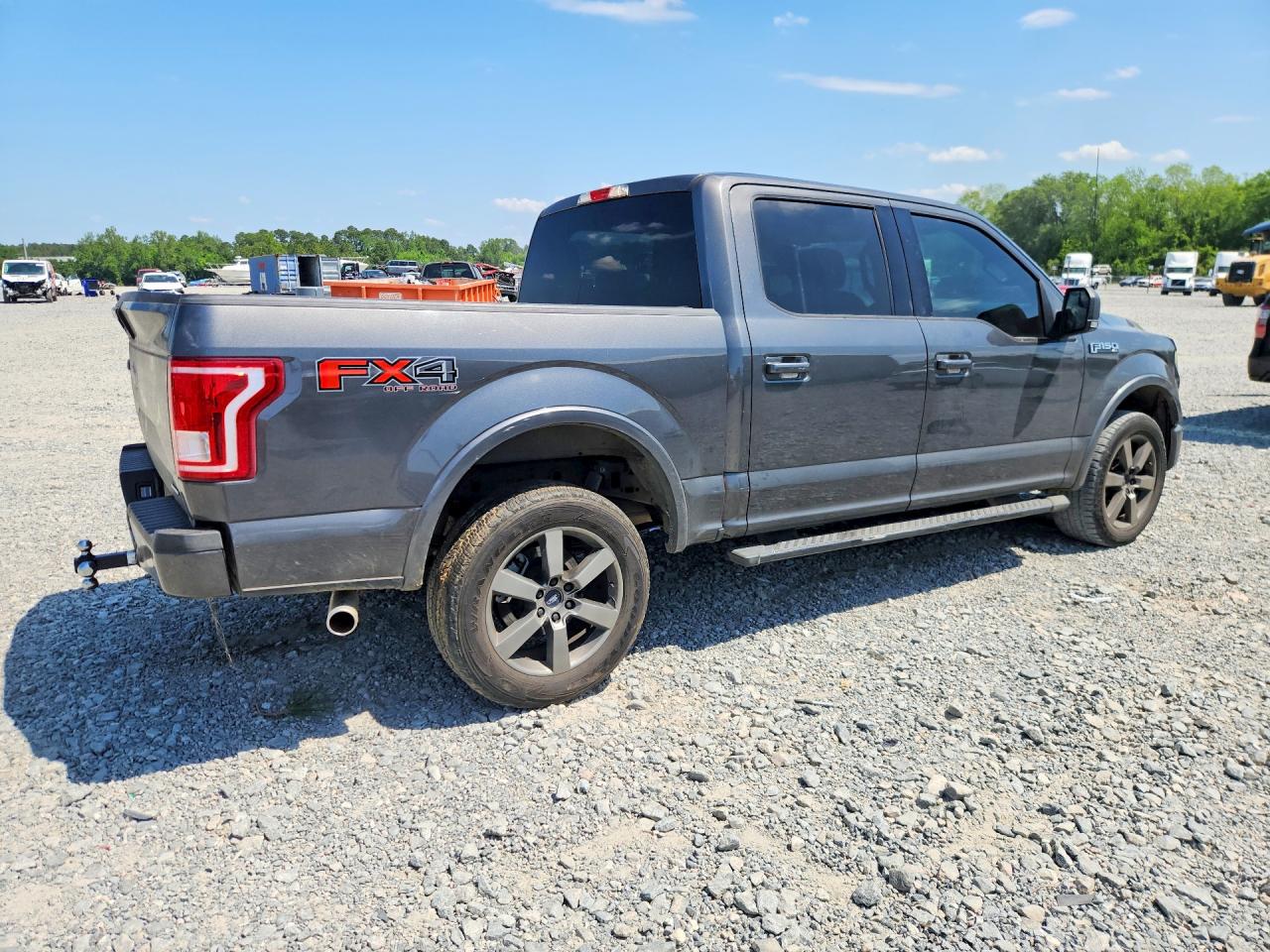 2015 Ford F150 Supercrew Gray vin: 1FTEW1EF0FFC68902