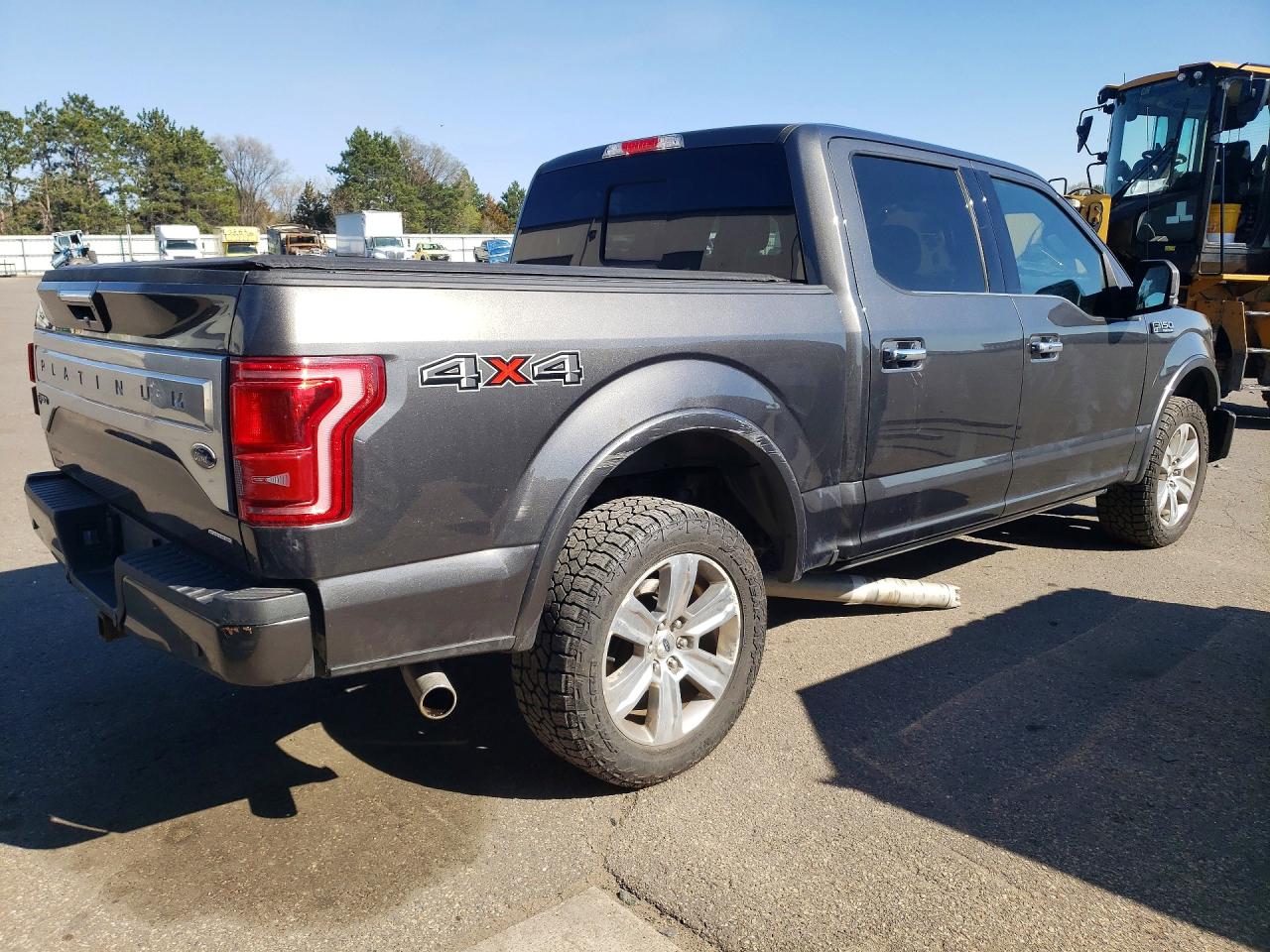 2015 Ford F150 Supercrew Gray vin: 1FTEW1EF0FFD08847