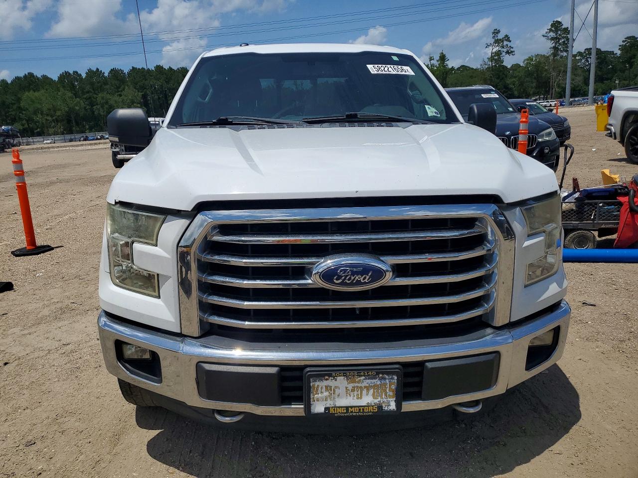 2015 Ford F150 Supercrew White vin: 1FTEW1EF0FKD46635