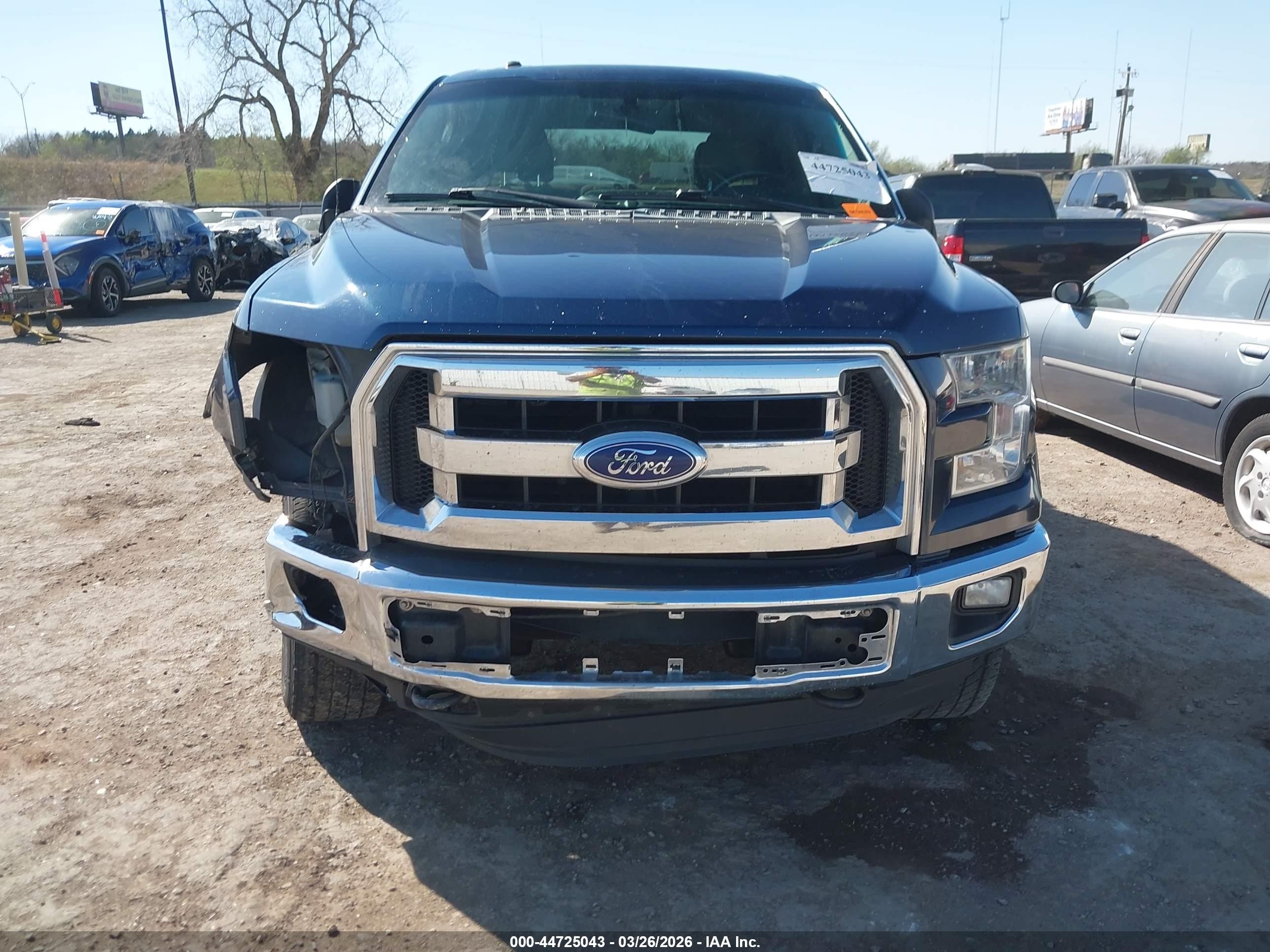 2015 Ford F-150 Xlt Blue vin: 1FTEW1EF0FKE71344