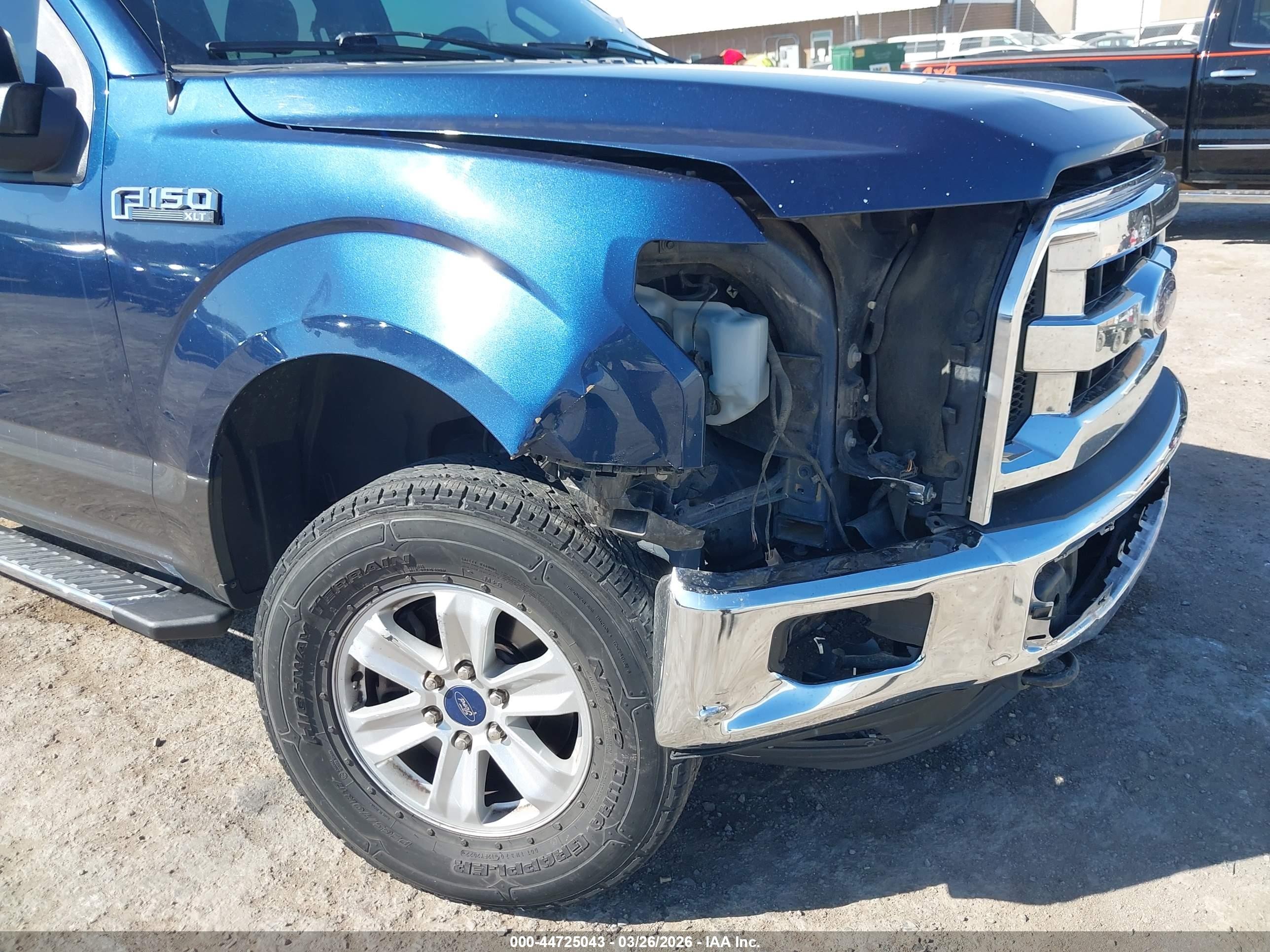 2015 Ford F-150 Xlt Blue vin: 1FTEW1EF0FKE71344