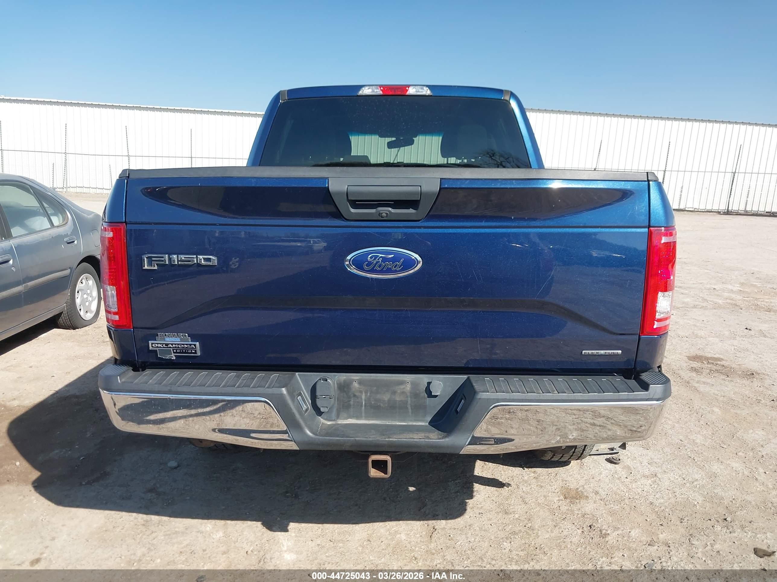 2015 Ford F-150 Xlt Blue vin: 1FTEW1EF0FKE71344
