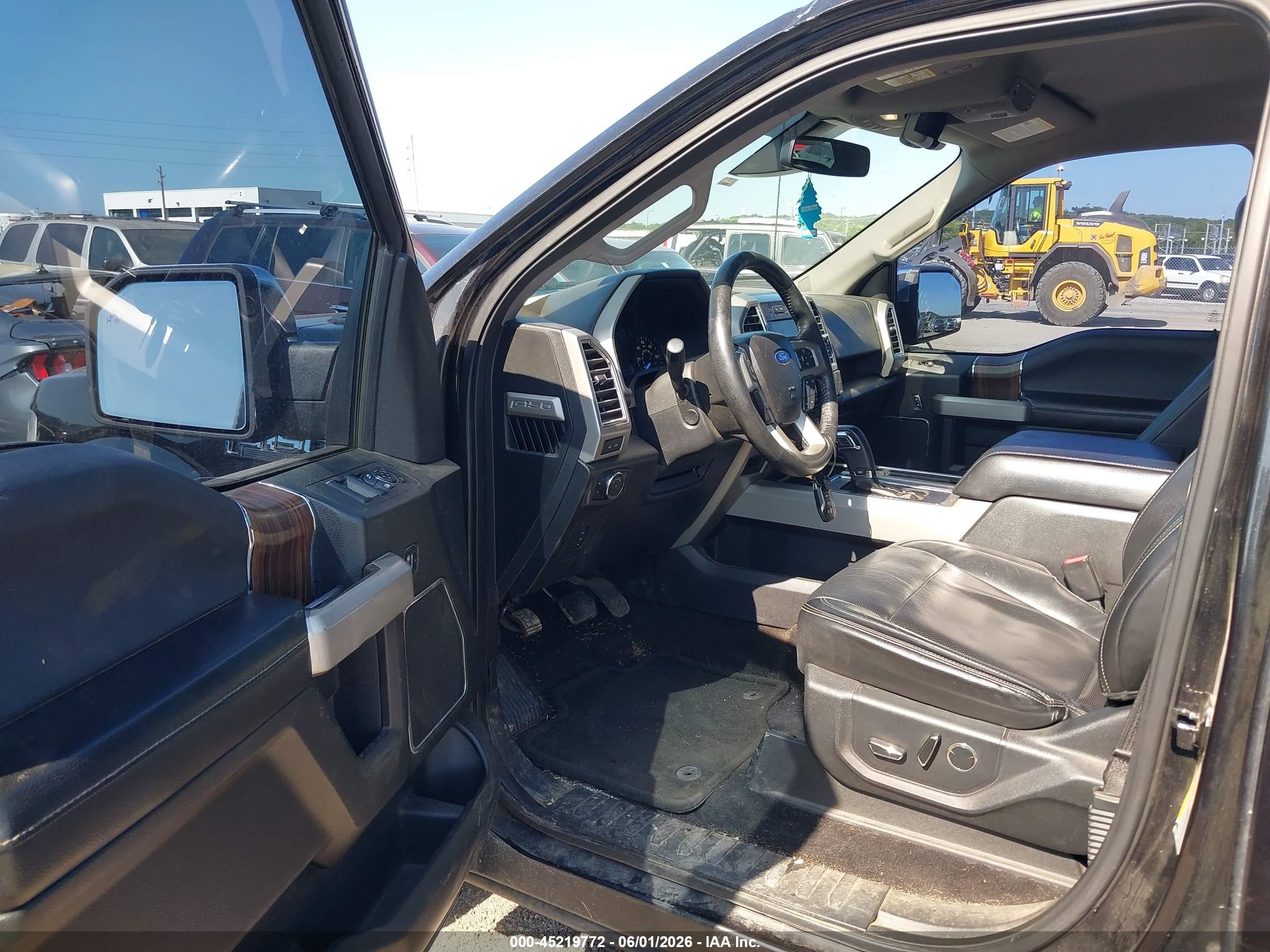 2015 Ford F-150 Lariat Black vin: 1FTEW1EF0FKE85096