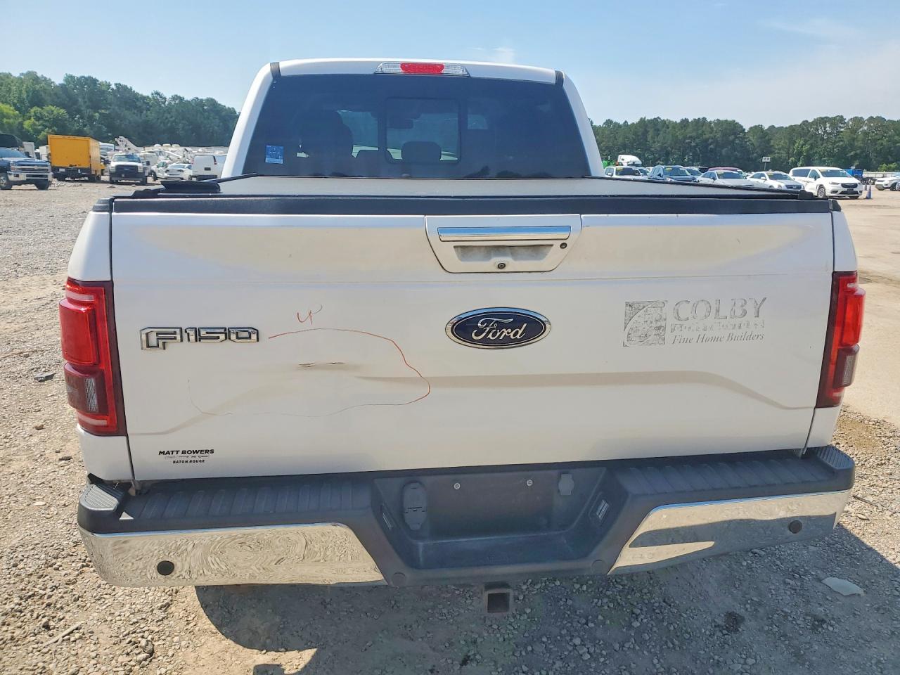 2017 Ford F150 Supercrew White vin: 1FTEW1EF0HKC10055