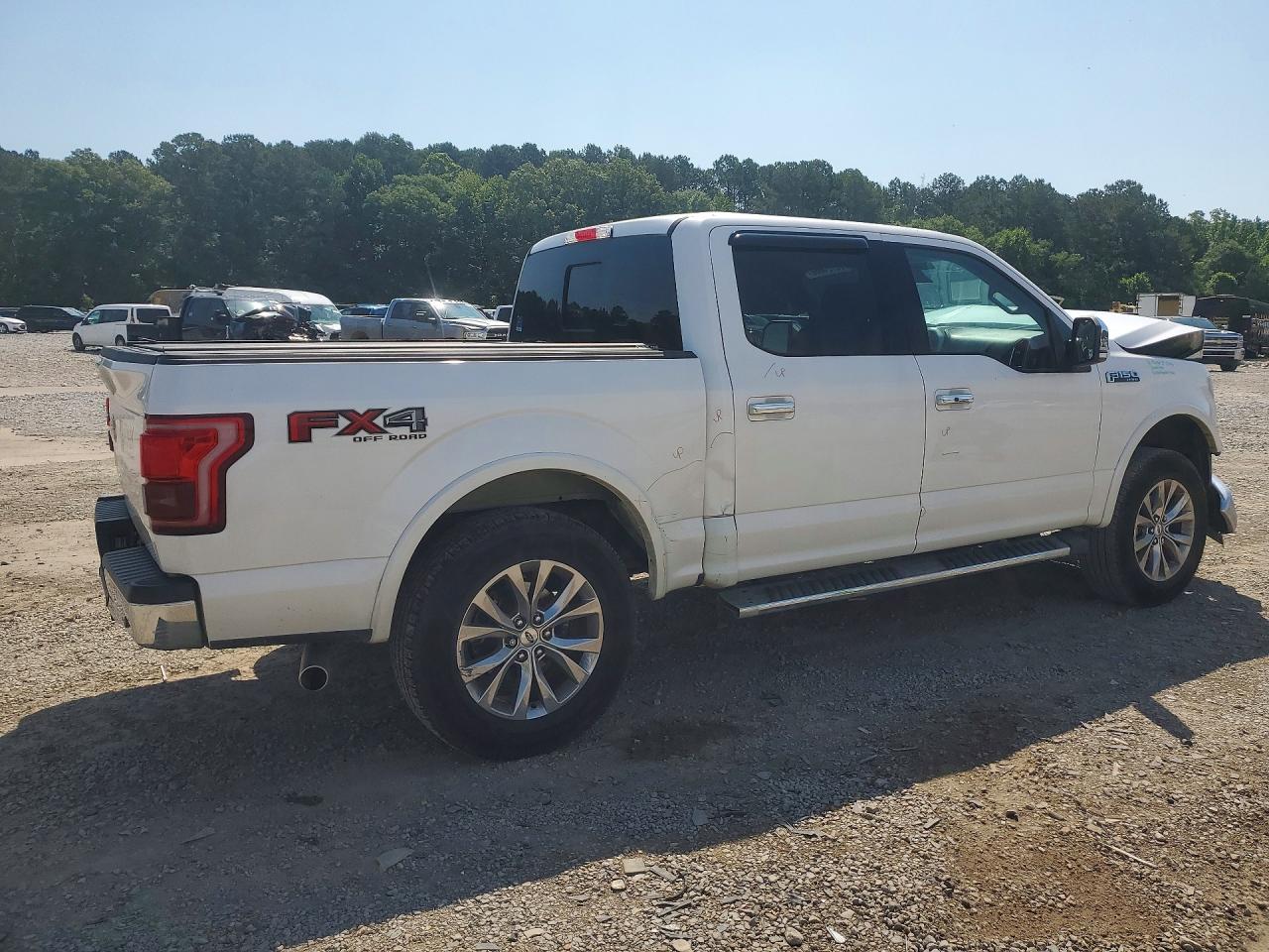 2017 Ford F150 Supercrew White vin: 1FTEW1EF0HKC10055